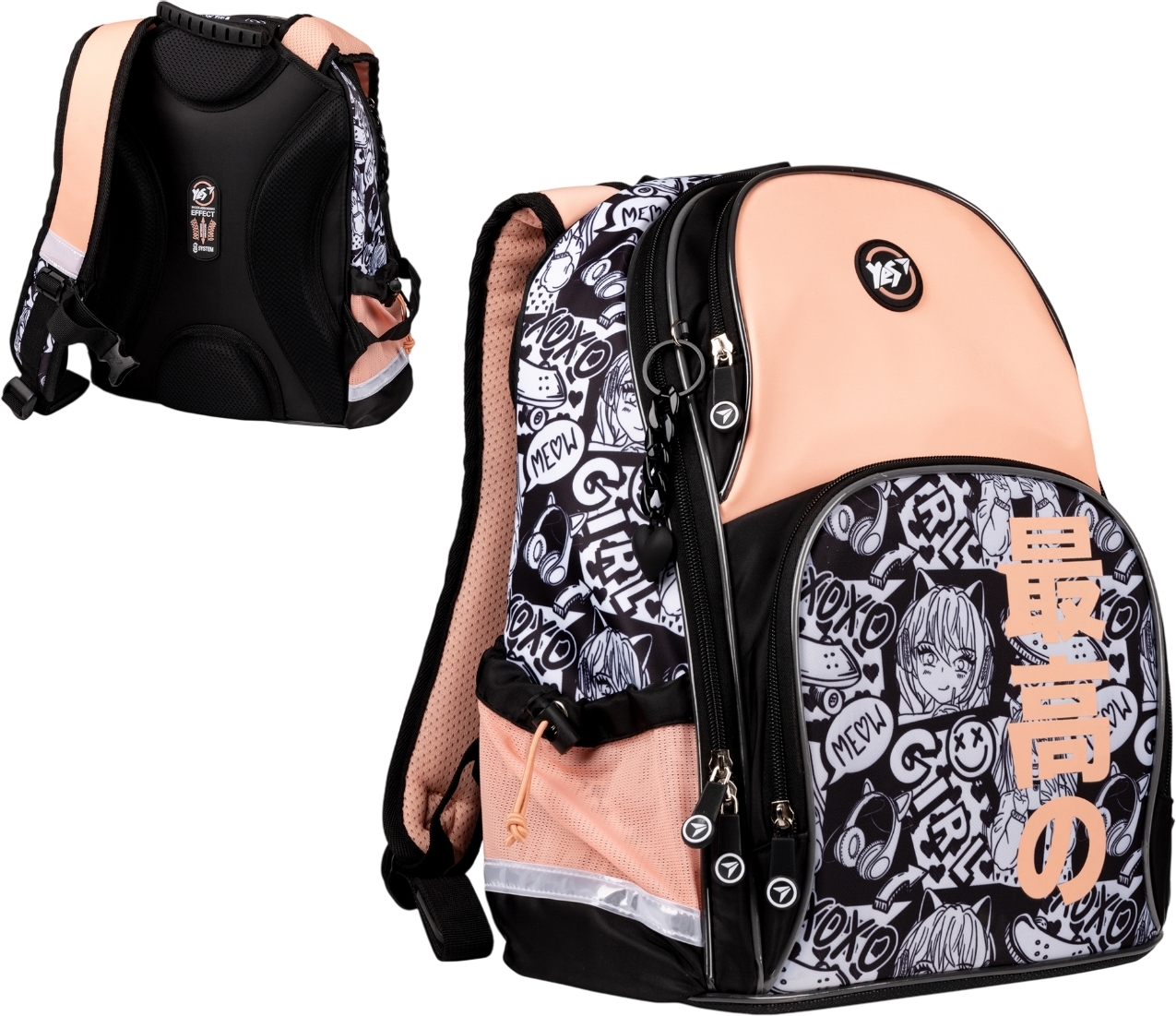 Рюкзак полукаркасный школьный Yes Anime S-100 фото 