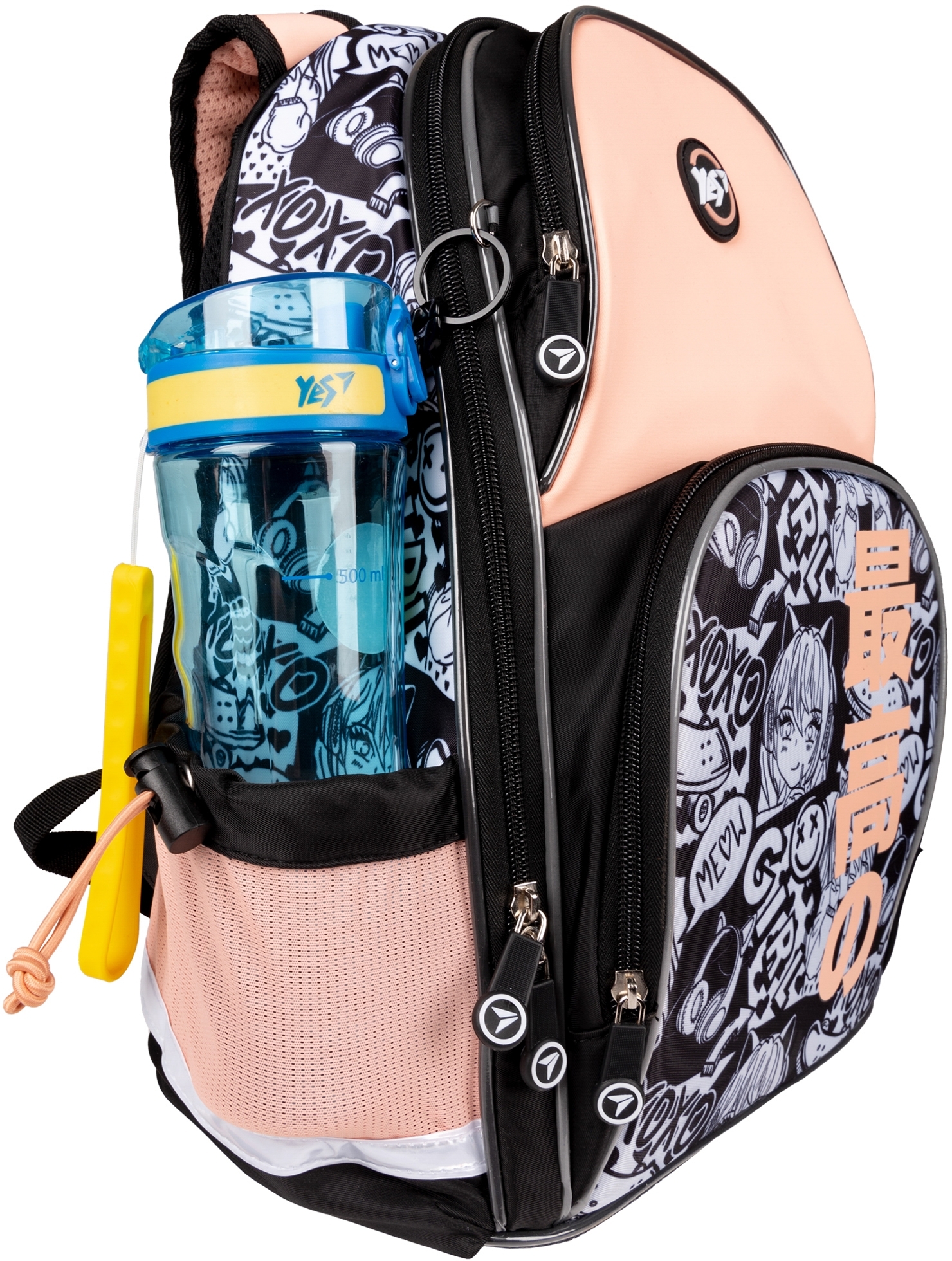 Рюкзак полукаркасный школьный Yes Anime S-100 фото 