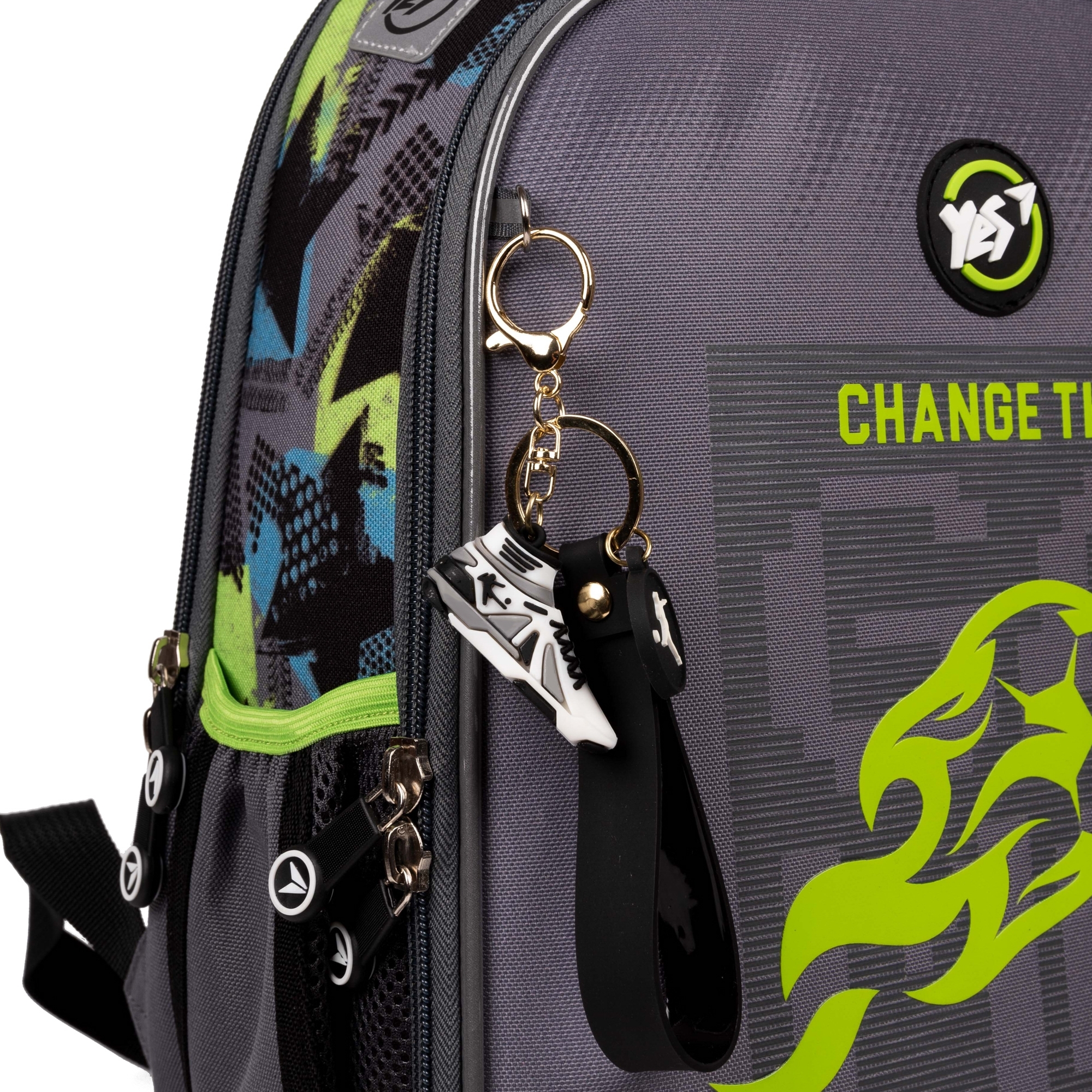 Рюкзак шкільний каркасний Yes Football H-100фото