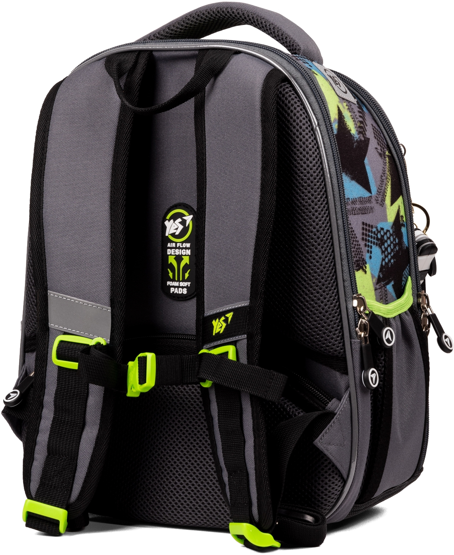 Рюкзак шкільний каркасний Yes Football H-100фото