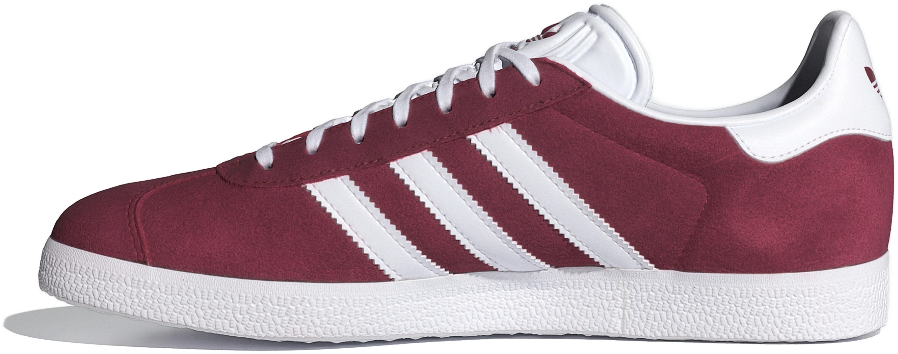 Кеды мужские Adidas Gazelle B41645 44.5 (10 UK) бордовый/белый фото 