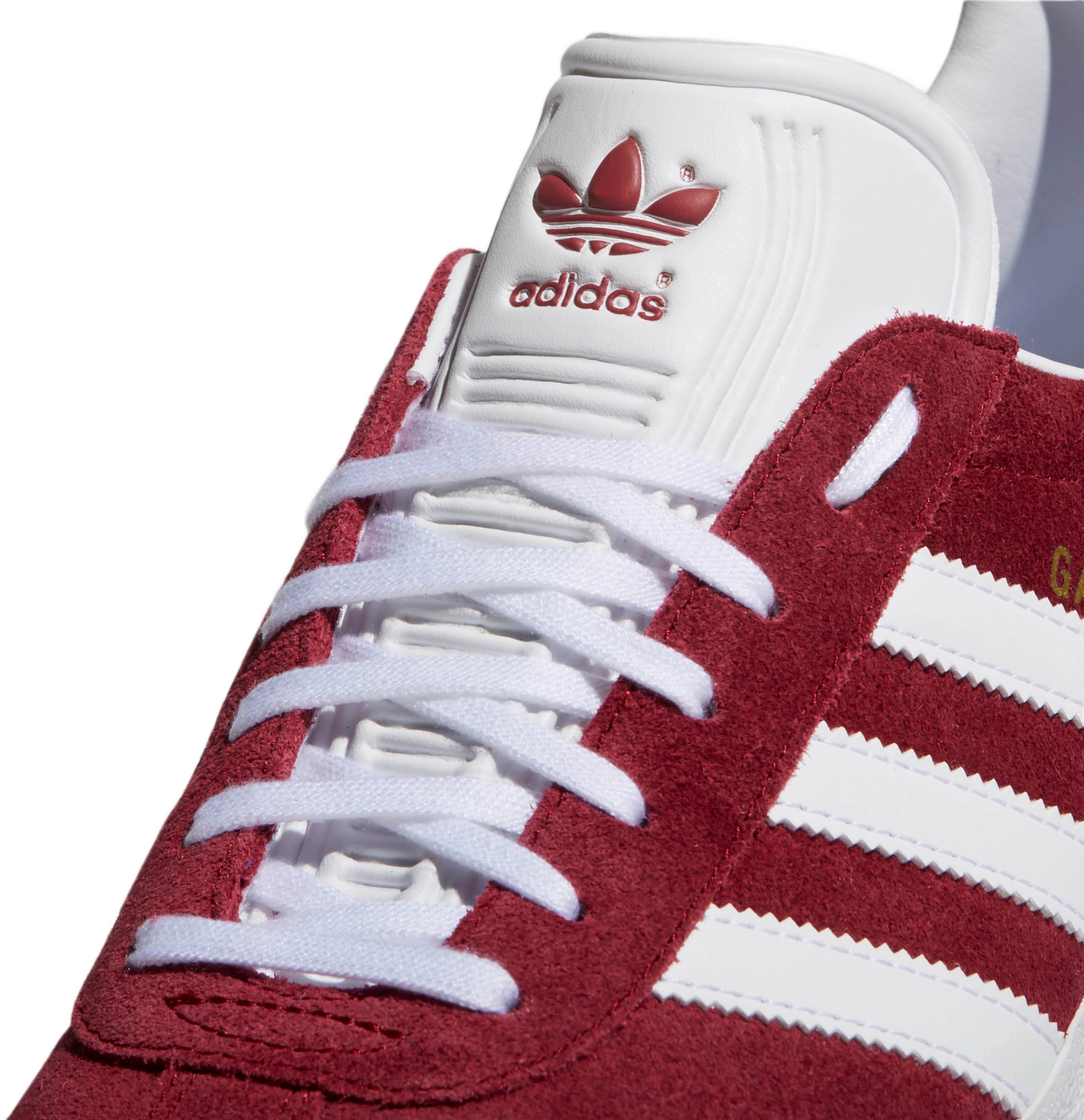 Кеды мужские Adidas Gazelle B41645 44.5 (10 UK) бордовый/белый фото 