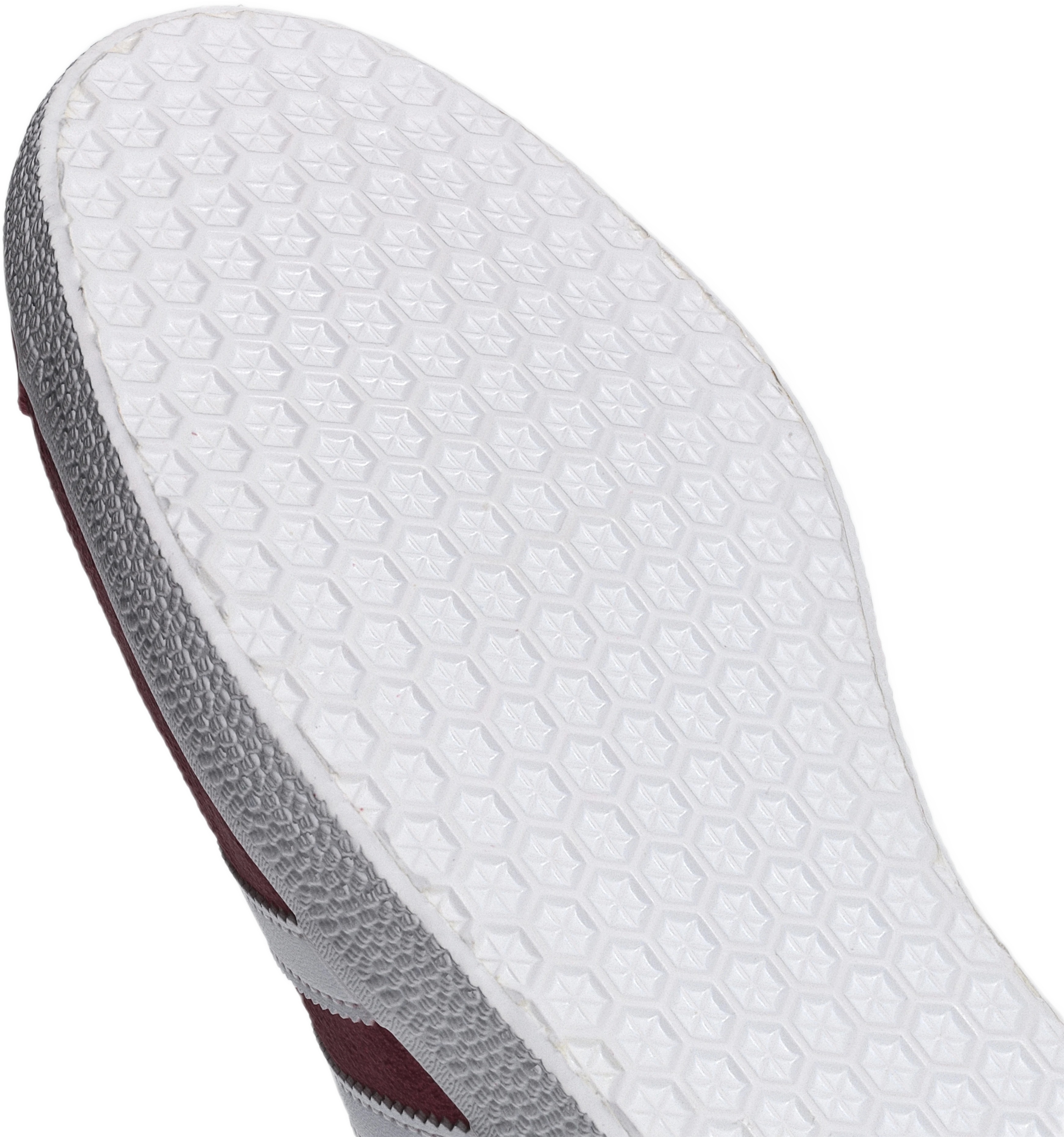 Кеди чоловічі Adidas Gazelle B41645 44 (9.5 UK) бордовий/білийфото9