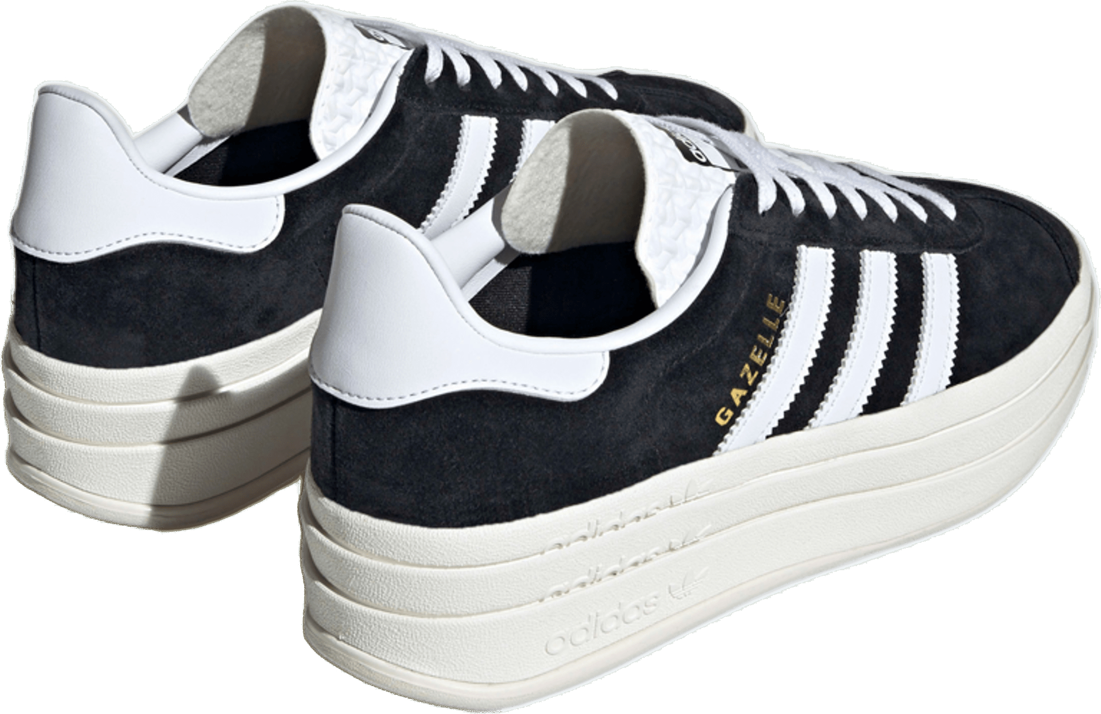Кеды женские Adidas Gazelle Bold W HQ6912 37.5 (4.5 UK) черные фото 