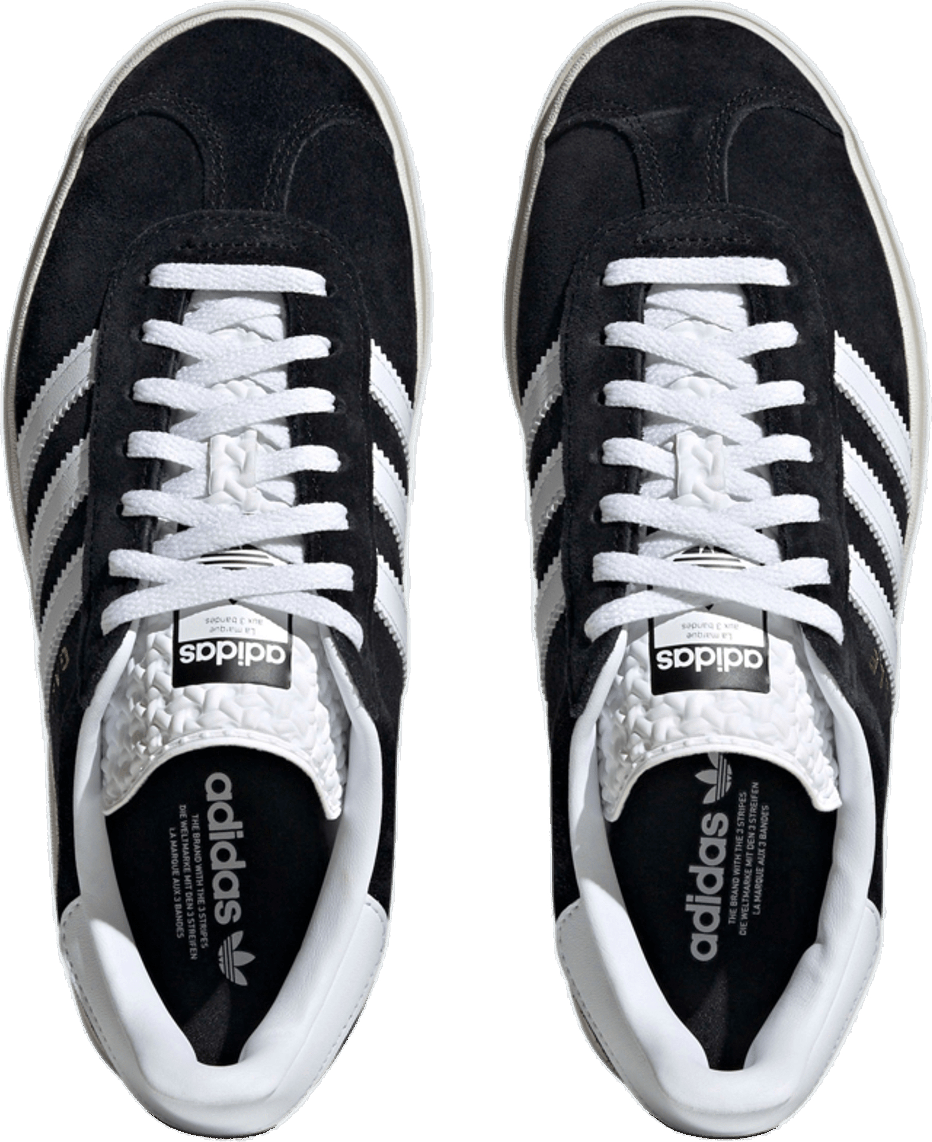 Кеды женские Adidas Gazelle Bold W HQ6912 37.5 (4.5 UK) черные фото 