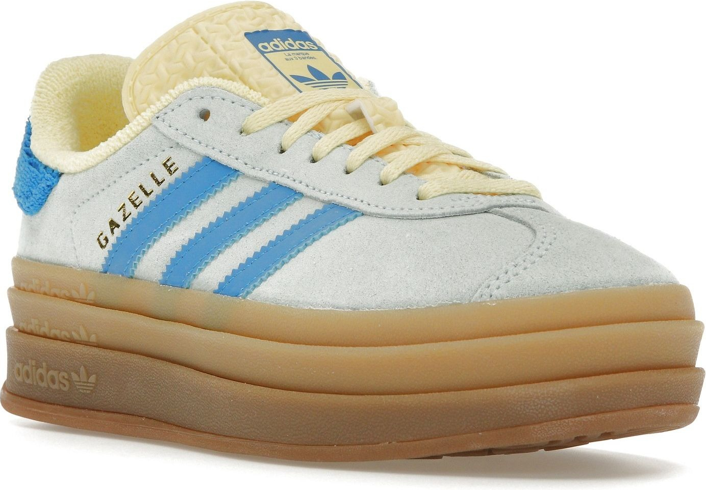 Кеды женские Adidas Gazelle Bold W IE0430 37.5 (4.5 UK) голубые фото 
