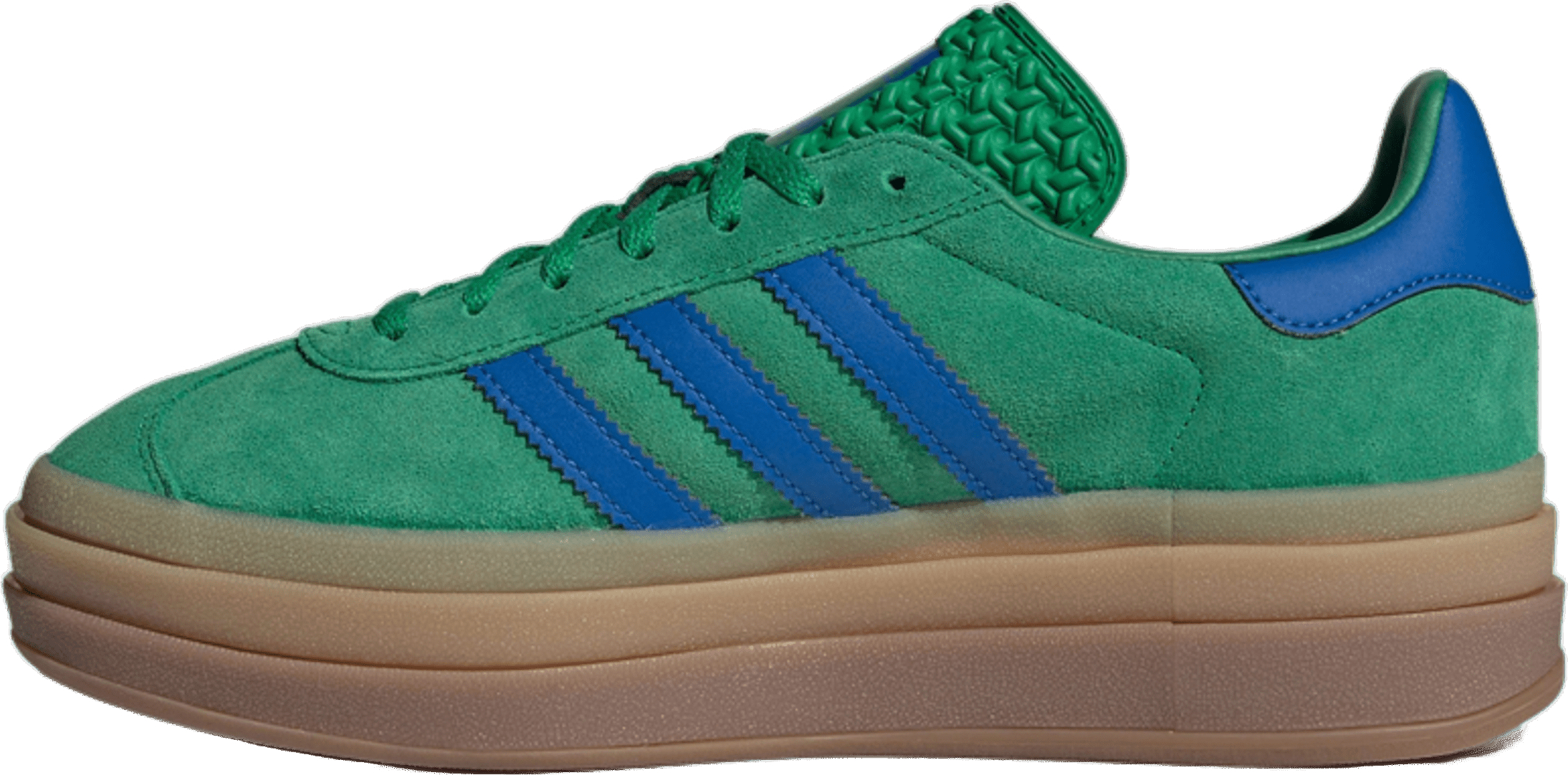 Кеды женские Adidas Gazelle Bold W IE1370 38 (5 UK) зеленые фото 