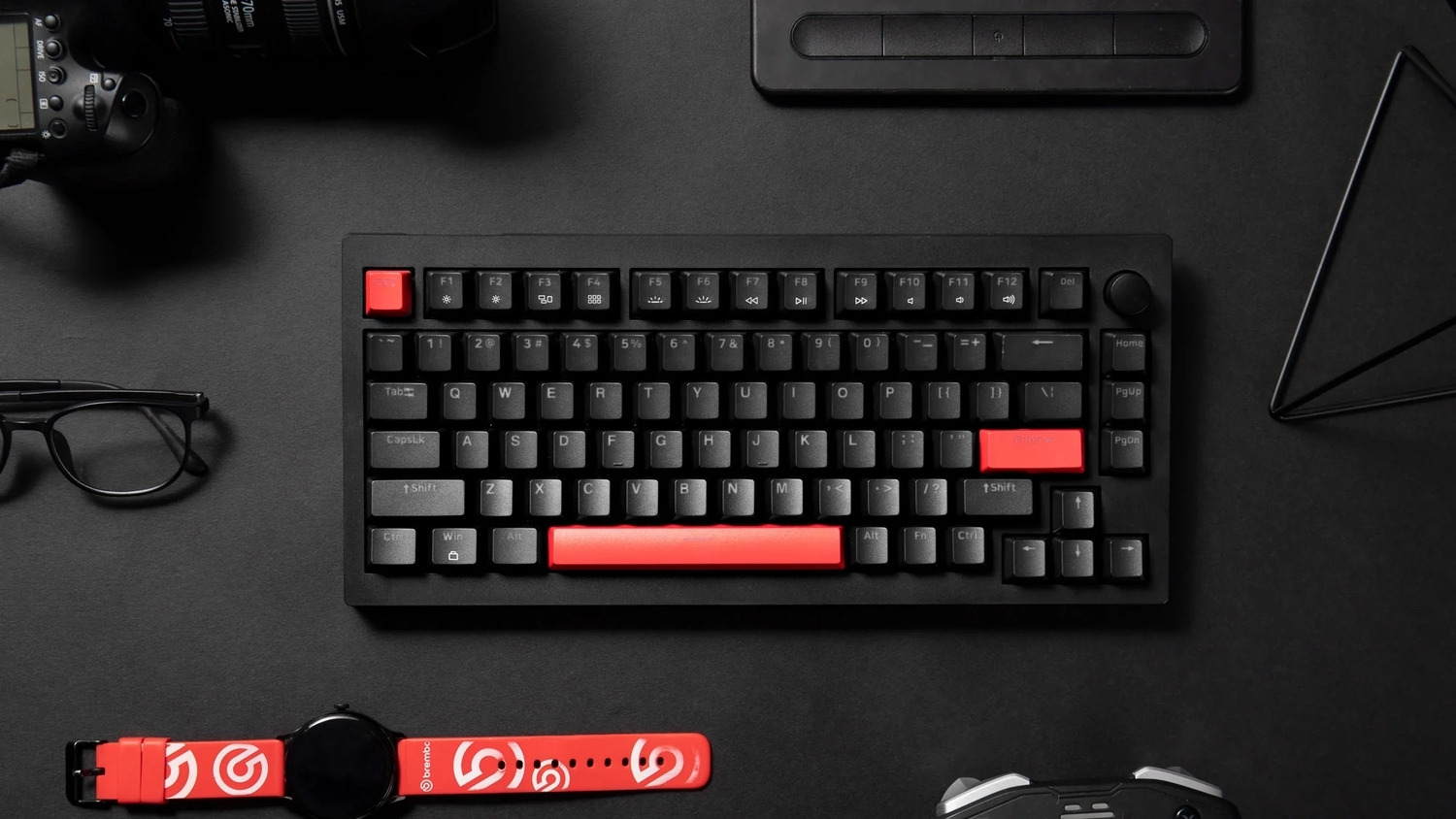 Клавіатура Lemokey X4 82Key, Keychron Red, USB-A, QMK/VIA, Hot-Swap, EN/UKR, RGB, Black (X4-H1-UA)фото2