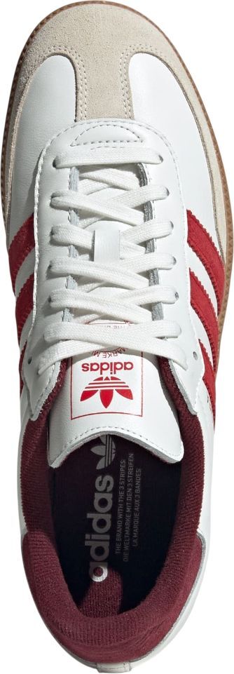 Кеди Adidas Samba Og JI3201 44.5 (10 UK) білий/червоний фото6
