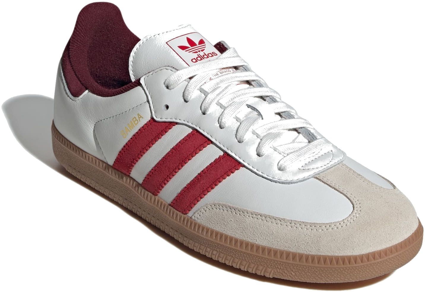 Кеди Adidas Samba Og JI3201 44.5 (10 UK) білий/червоний фото3