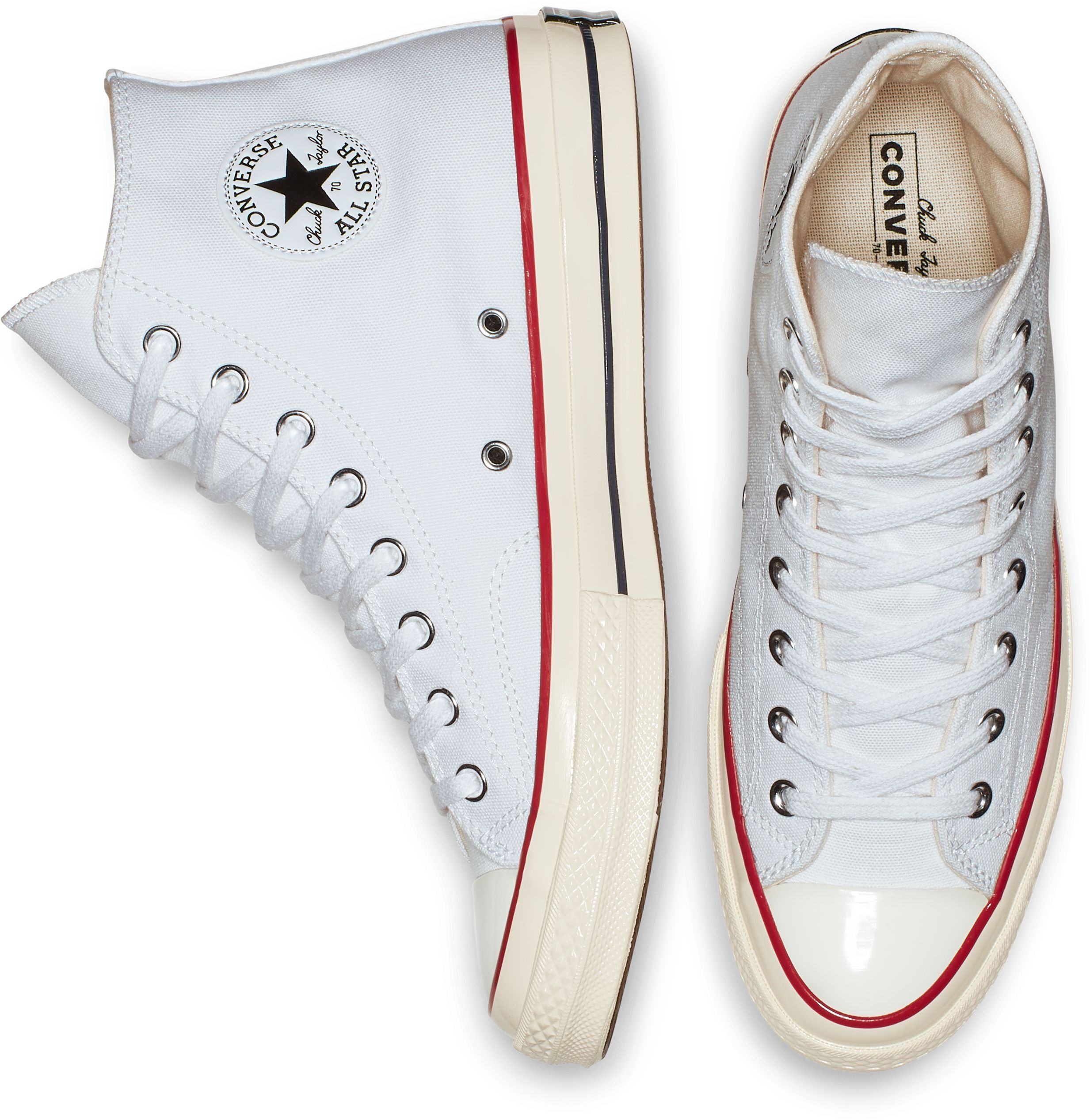Кеды Converse Chuck 70 Hi 162056C 36 (3.5 US) белые фото 6