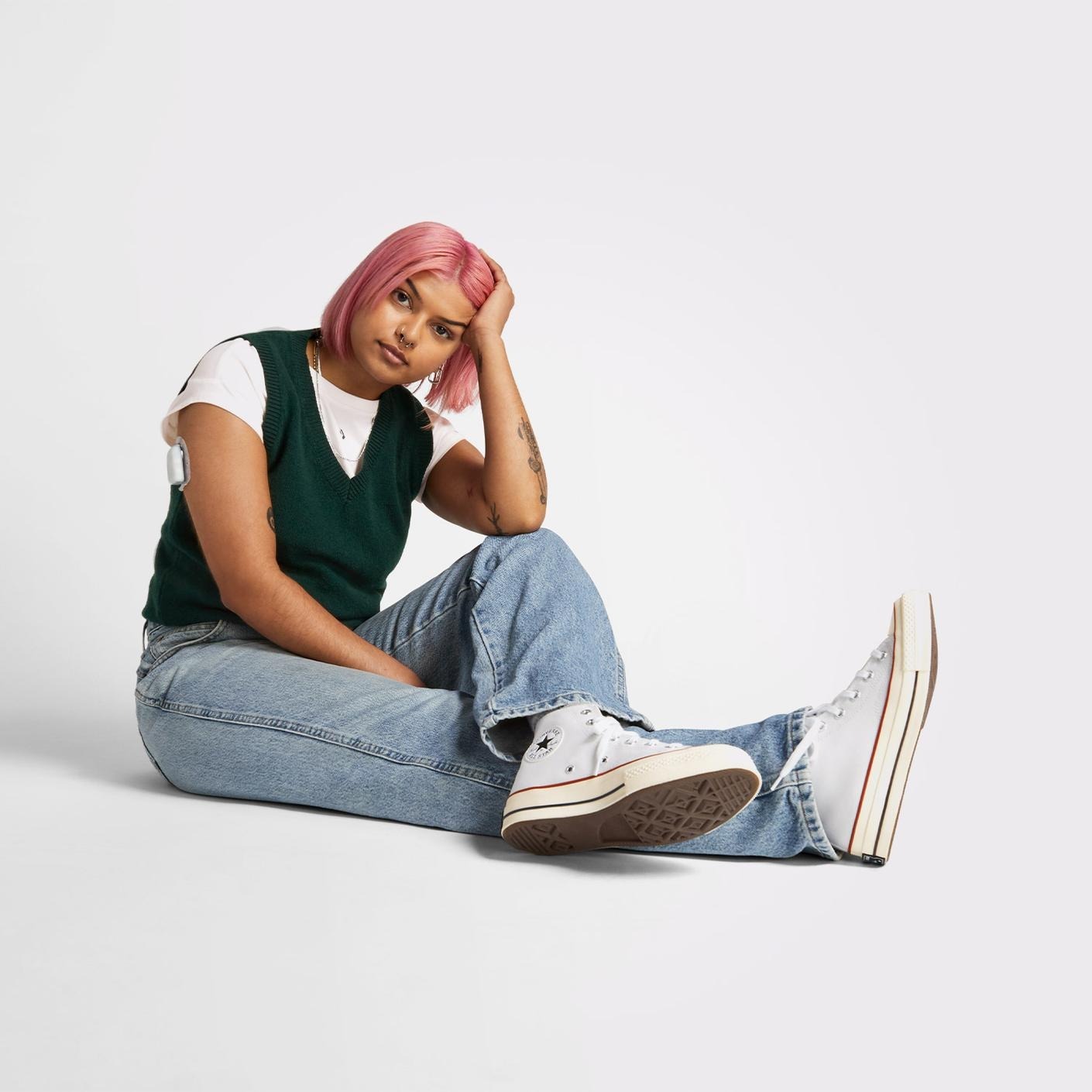 Кеды Converse Chuck 70 Hi 162056C 36 (3.5 US) белые фото 10