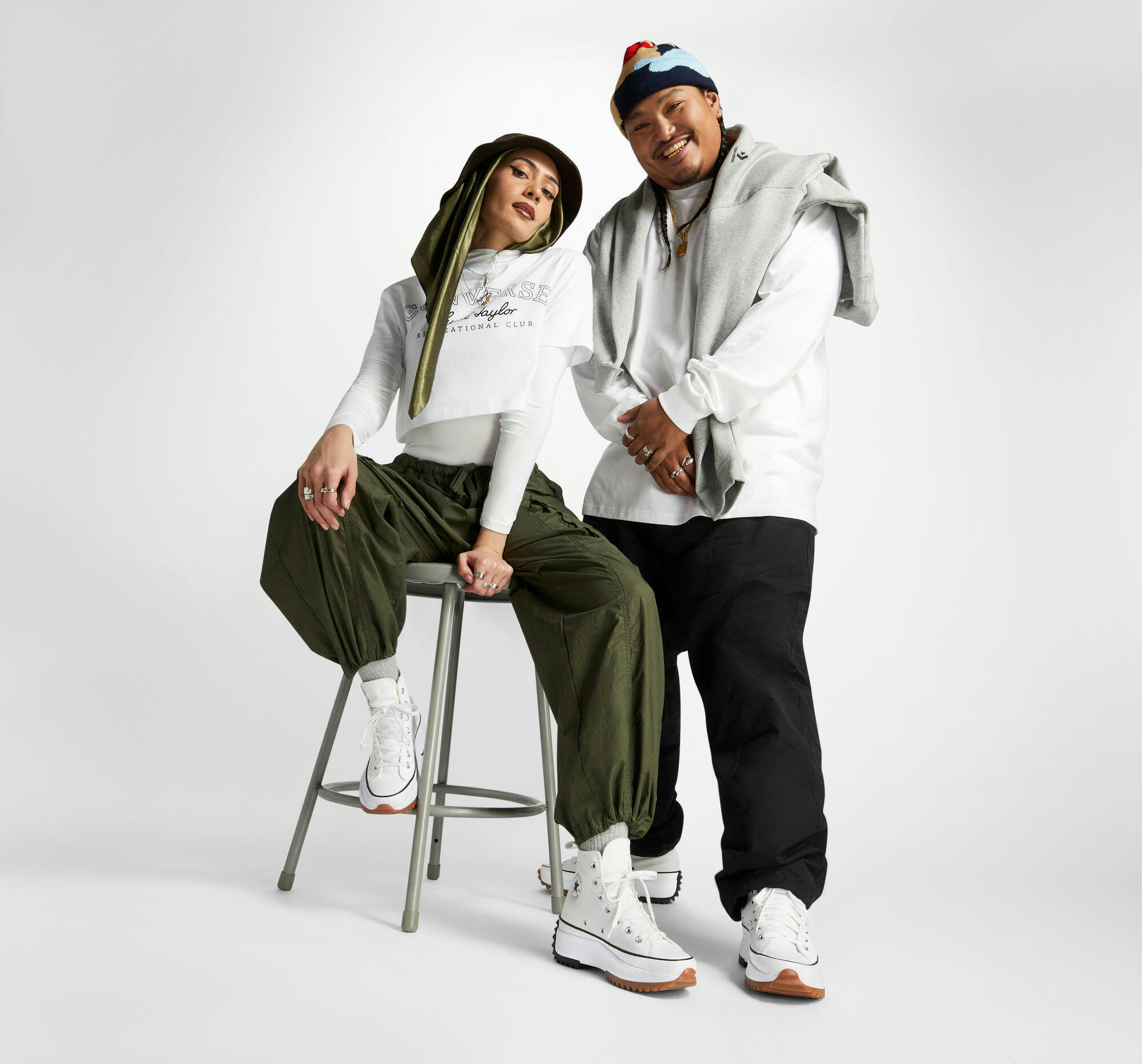 Кеды Converse Run Star Hike Hi 166799C 36 (4 US) белые фото 8