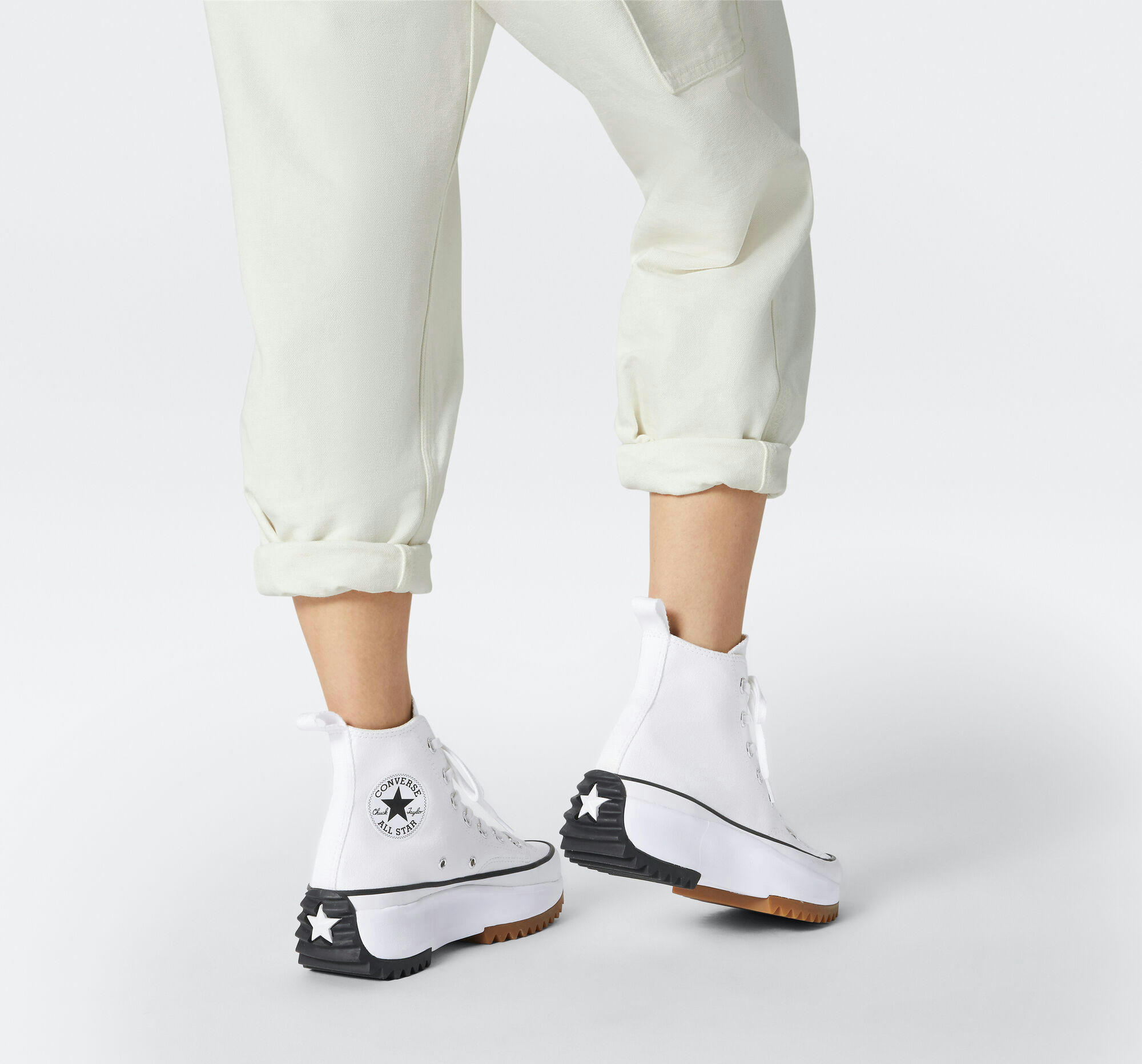 Кеды Converse Run Star Hike Hi 166799C 36 (4 US) белые фото 9