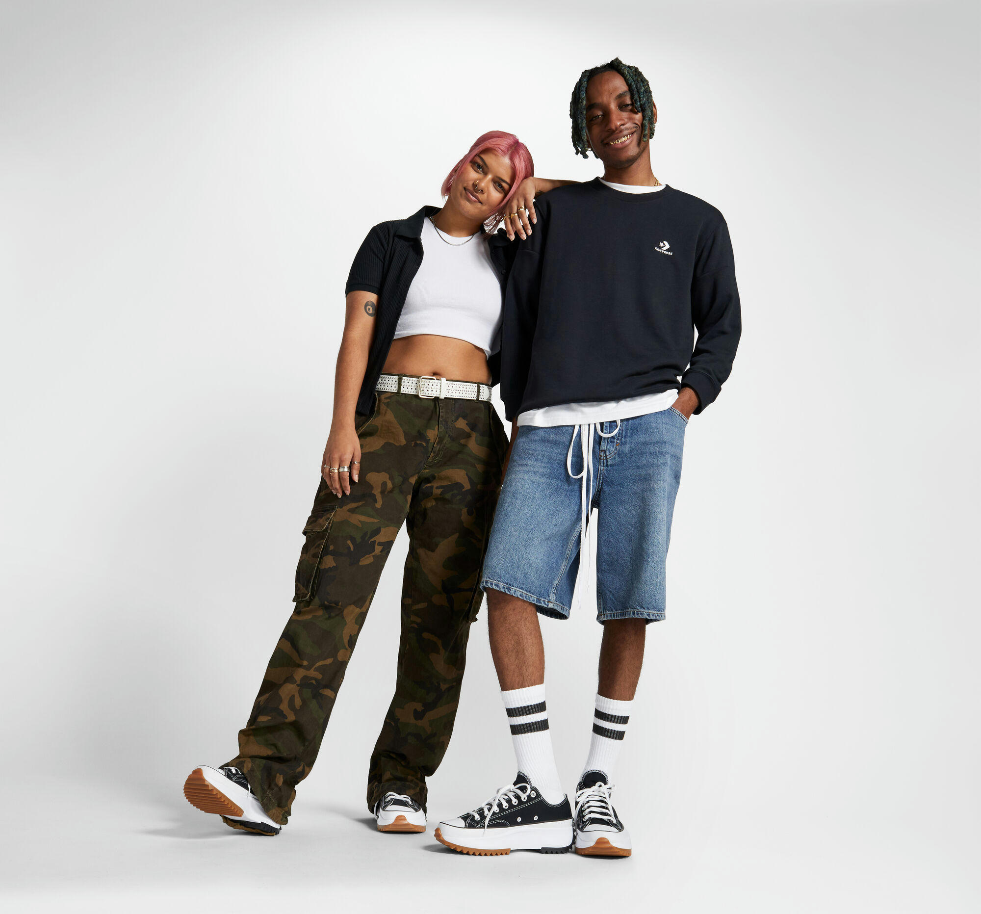 Кеды Converse Run Star Hike Ox 168816C 44 (10 US) черные фото 9