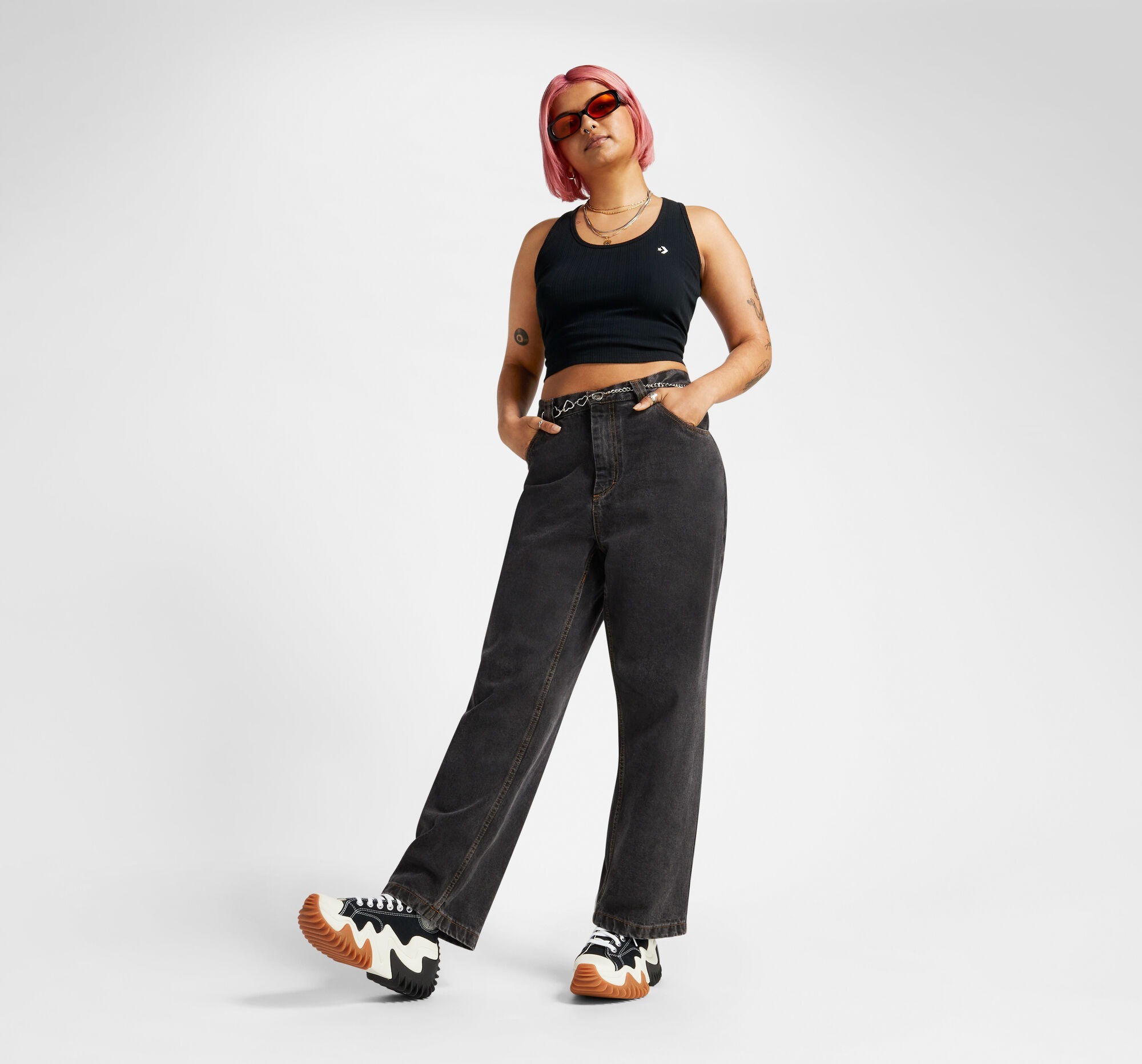 Кеды женские Converse Run Star Motion Ox 172895C 36 (4 US) черные фото 10