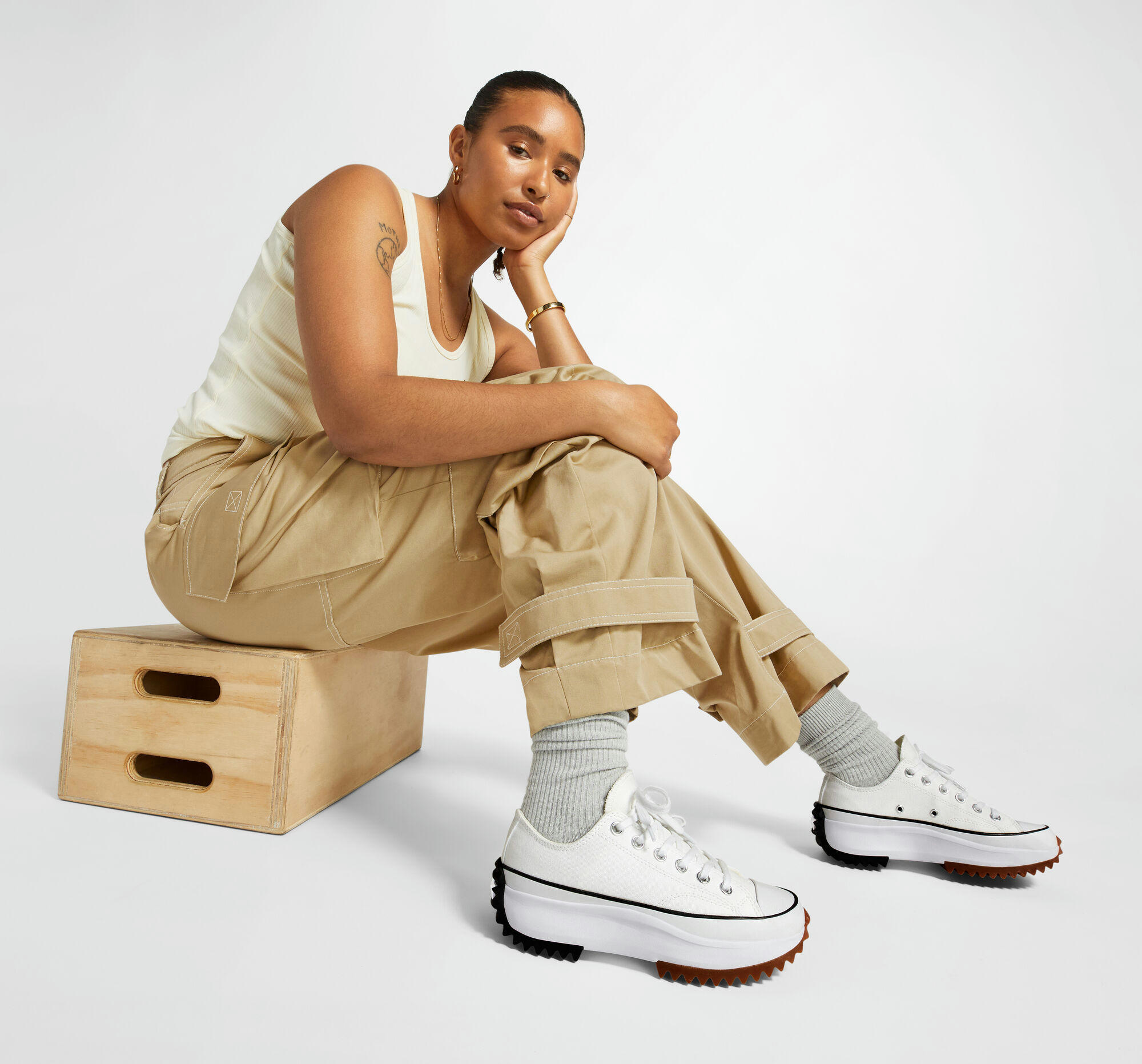 Кеди Converse Run Star Hike Ox 168817C 36 (4 US) біліфото11