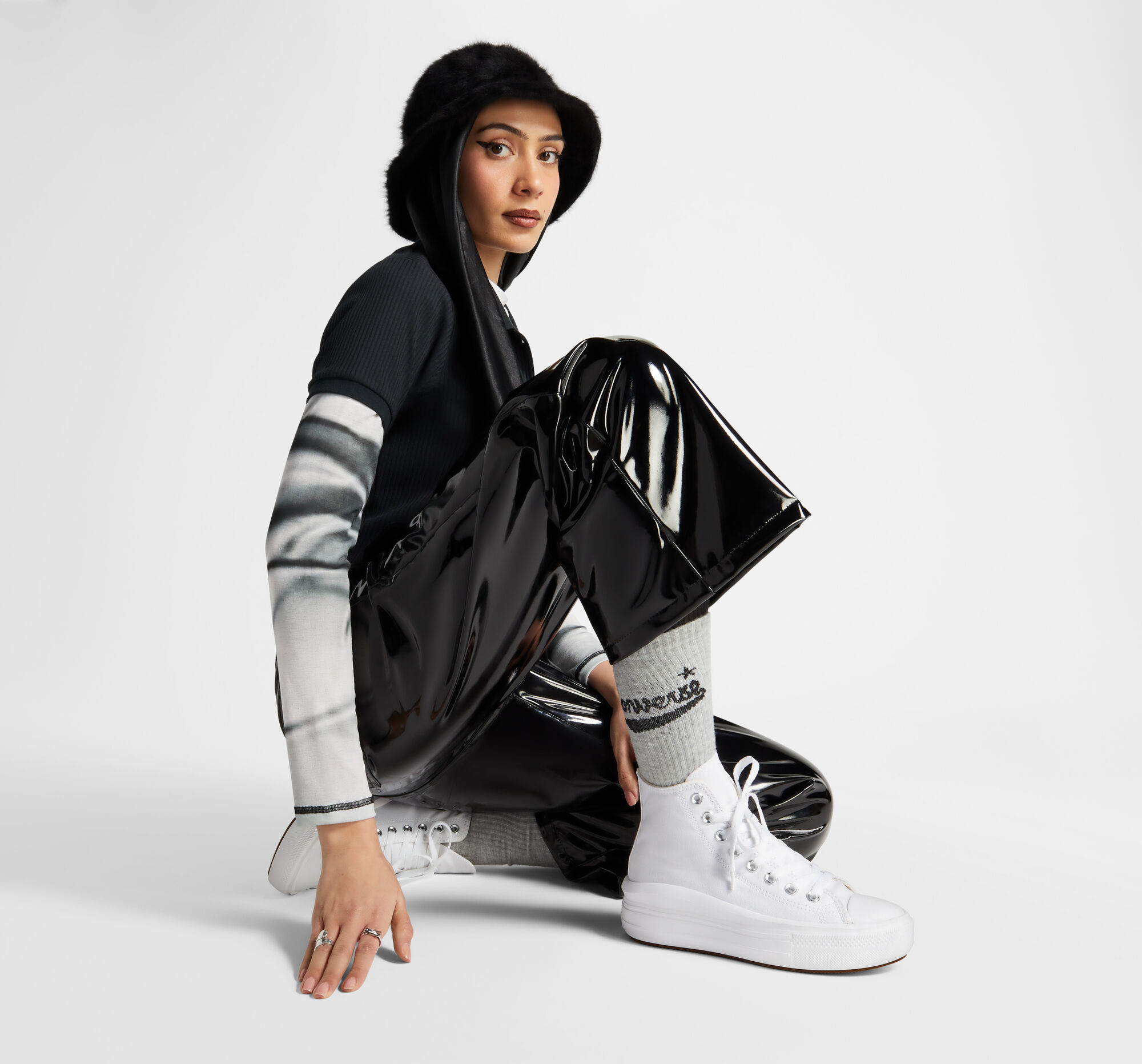 Кеды высокие женские Converse Ctas Move Hi 568498C 36 (5.5 US) белый фото 9