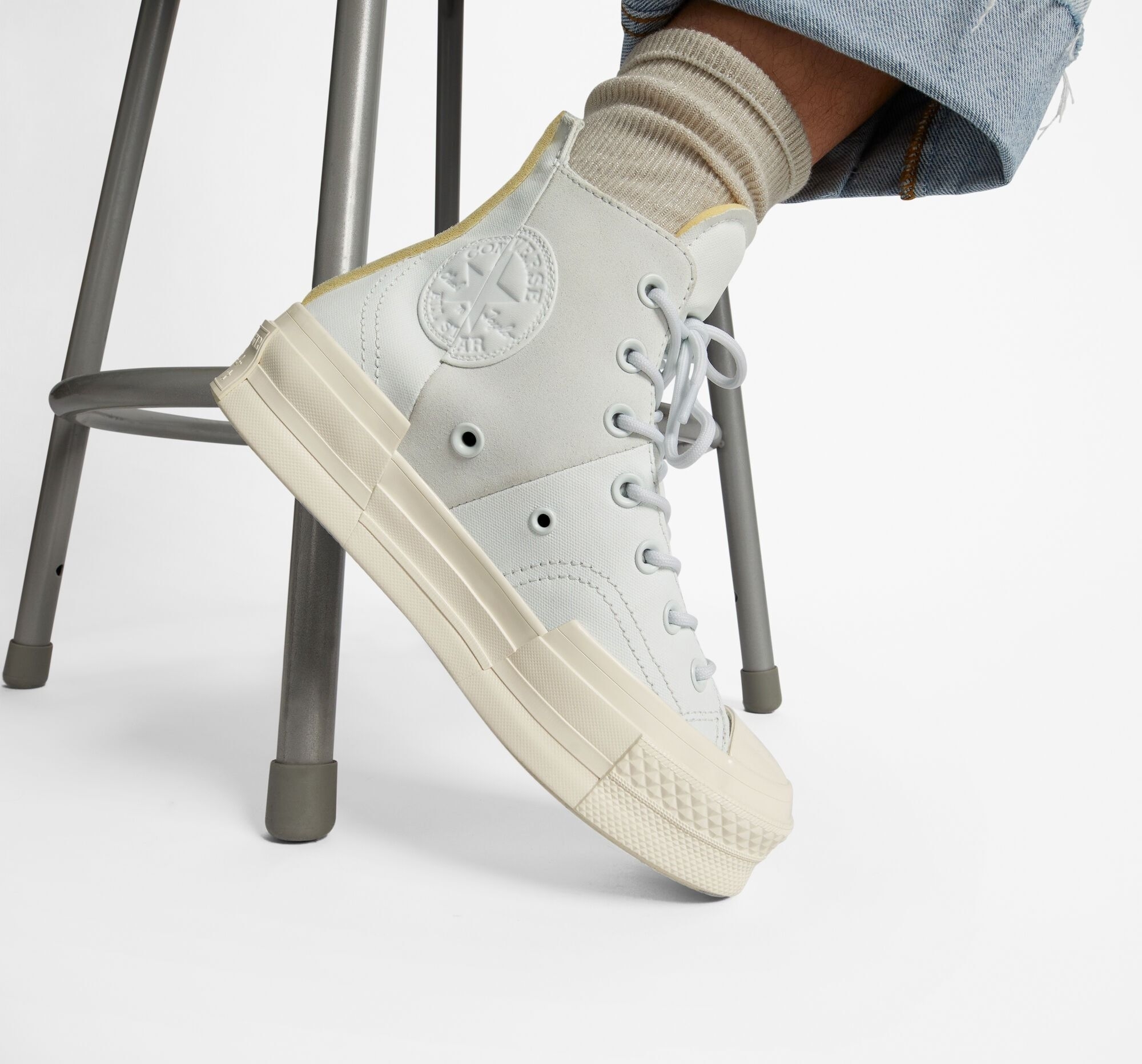 Кеды высокие Converse Chuck 70 Plus Hi A05259C 40 (7 US) белые фото 7