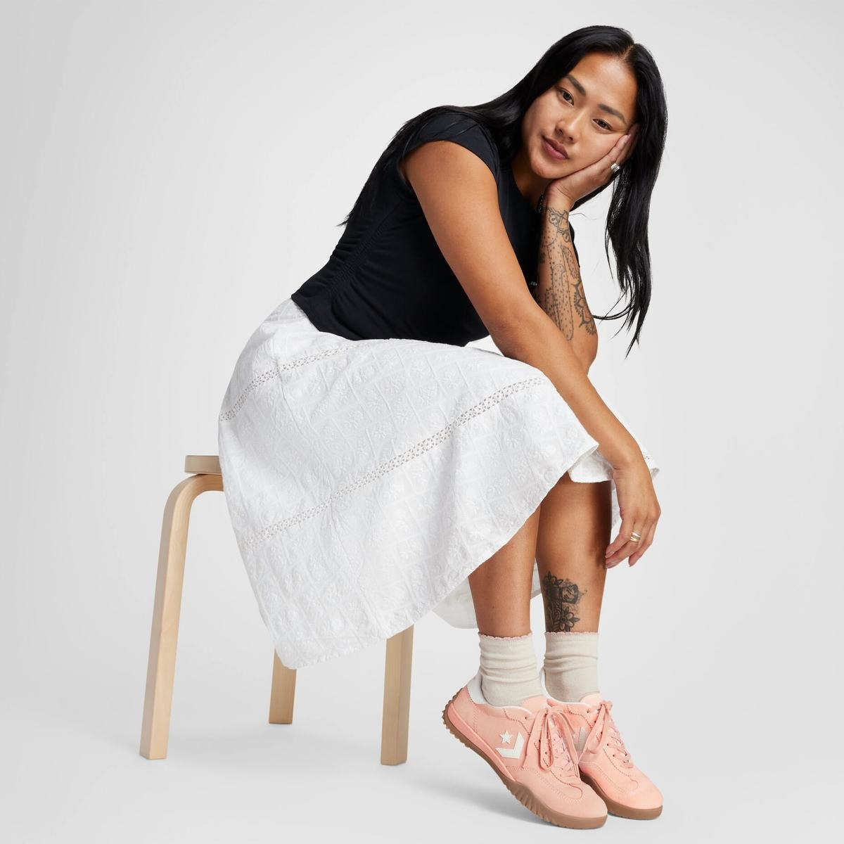 Кеды Converse Run Star Trainer A11506C 37 (4.5 US) розовые фото 9