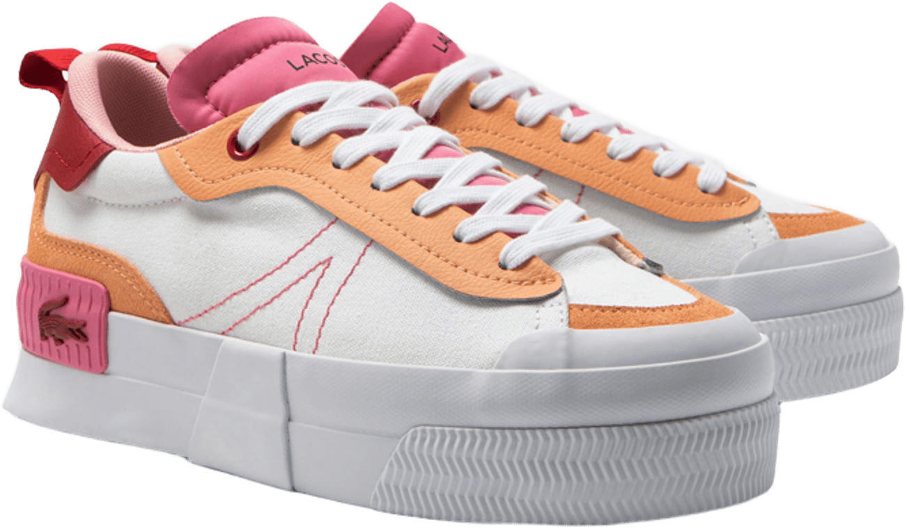 Кеди женские Lacoste L004 Platform 745CFA0014-286 36 (3.5 UK) белые фото