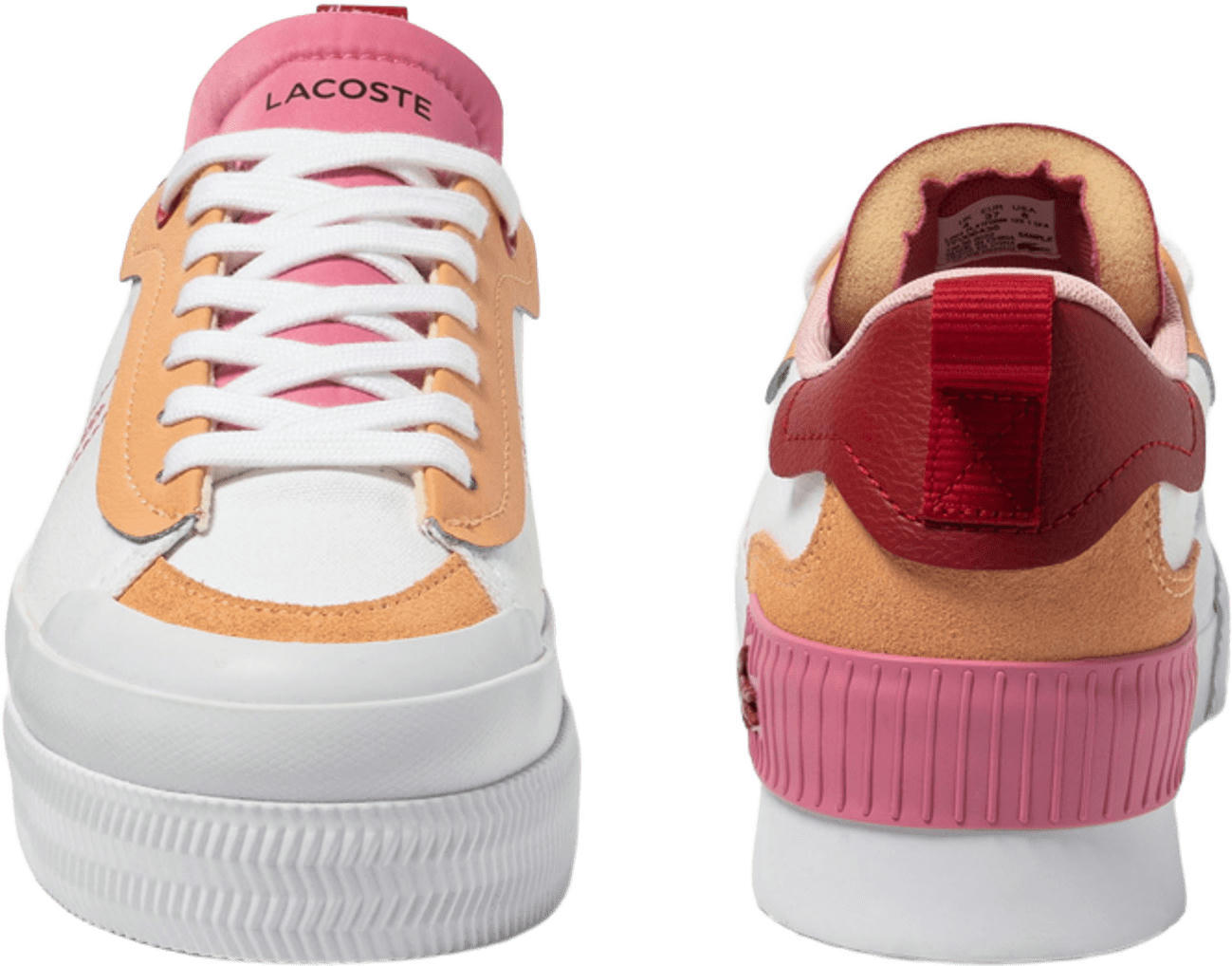 Кеди женские Lacoste L004 Platform 745CFA0014-286 36 (3.5 UK) белые фото 5