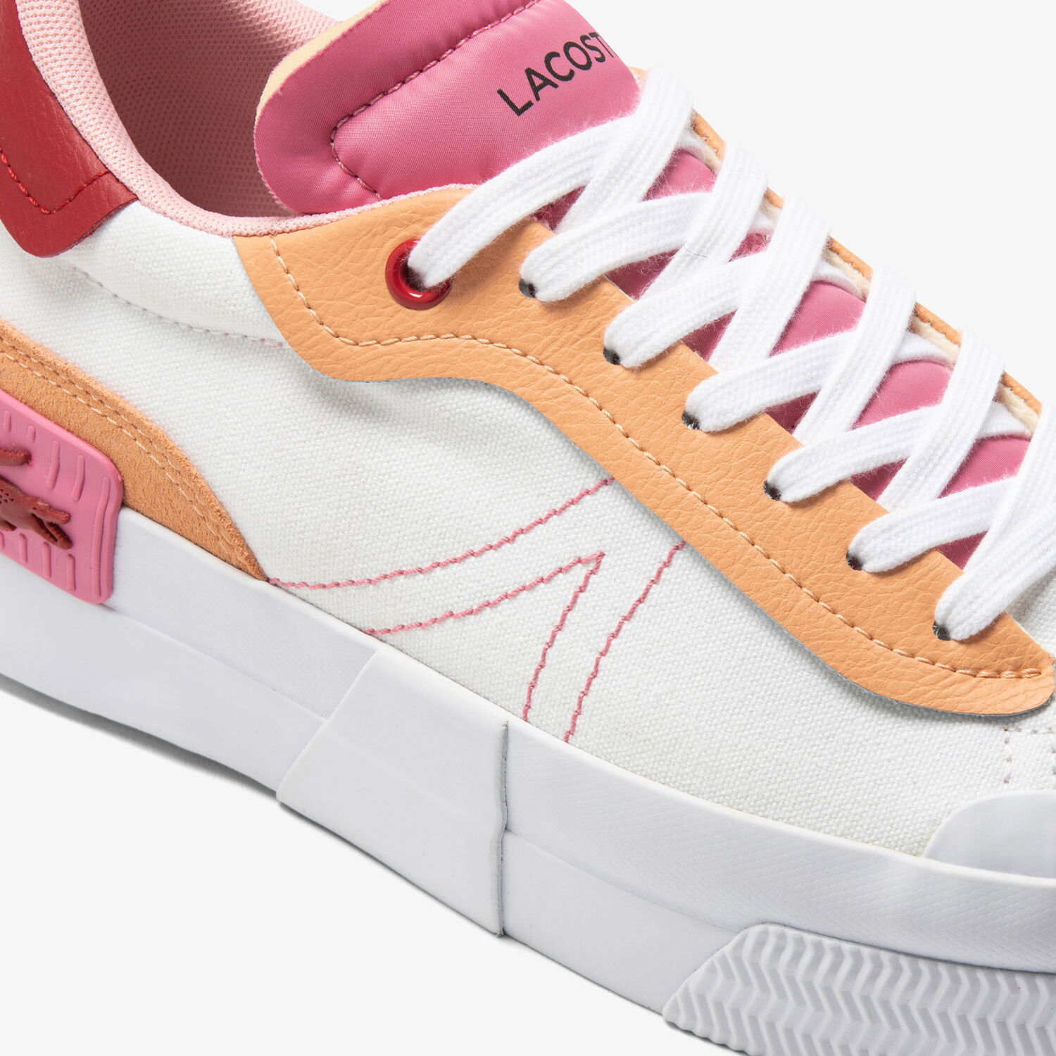 Кеди женские Lacoste L004 Platform 745CFA0014-286 36 (3.5 UK) белые фото