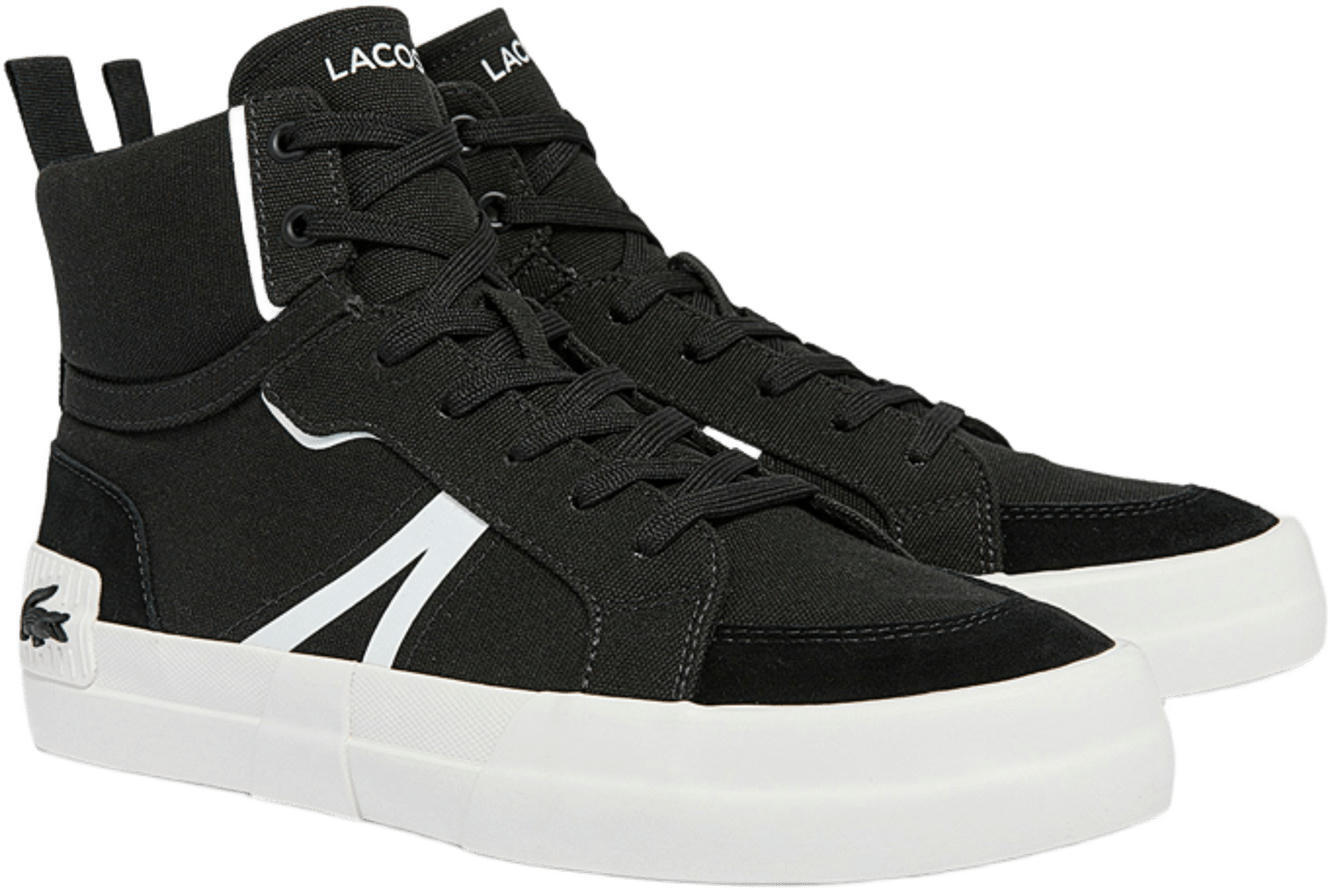 Кеди мужские Lacoste L004 Mid 743CMA0056-312 45 (10.5 UK) черные фото 2