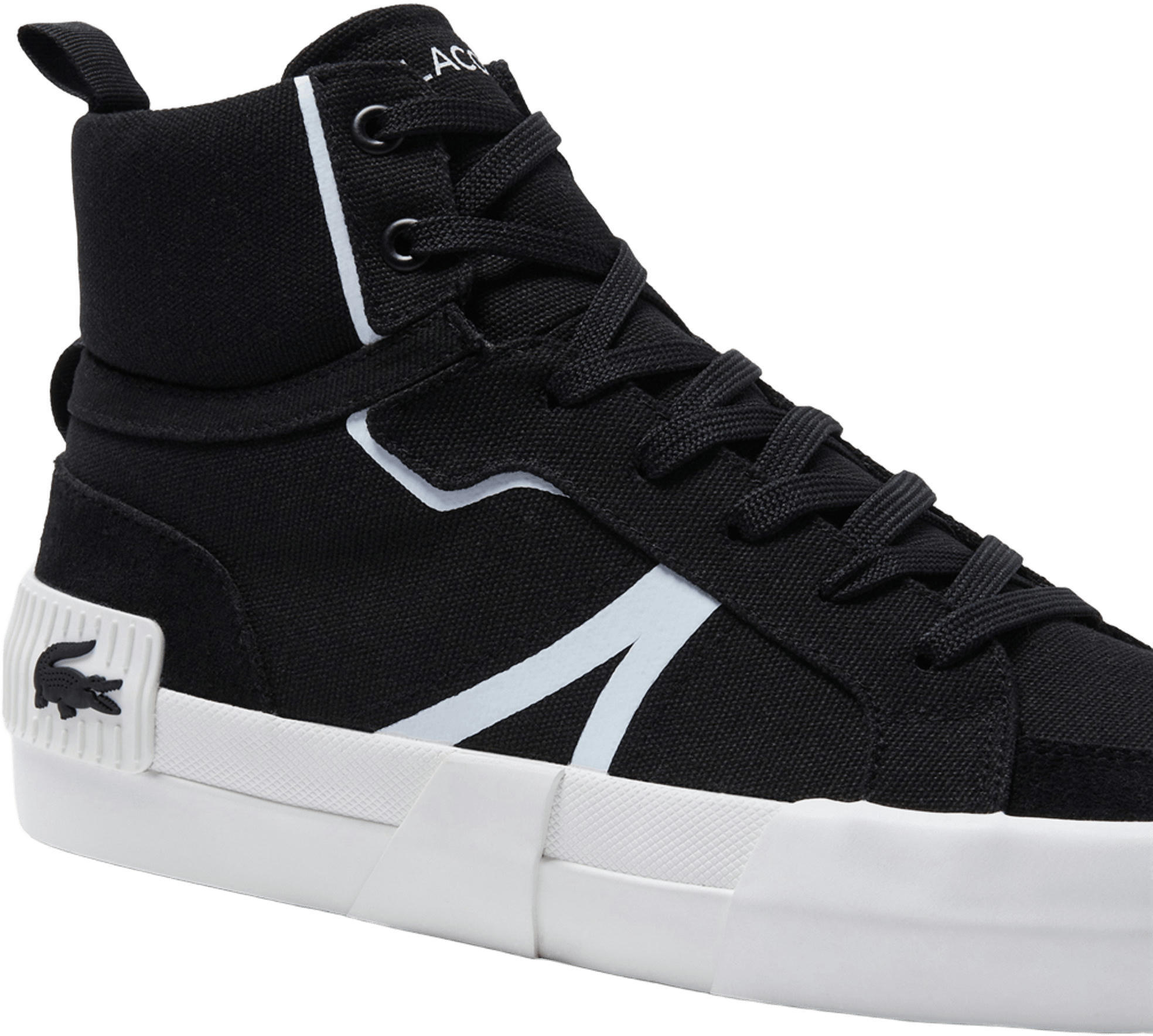 Кеди мужские Lacoste L004 Mid 743CMA0056-312 45 (10.5 UK) черные фото 6