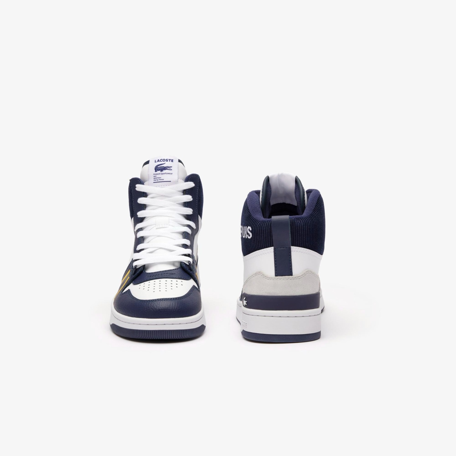 Полуботинки мужские Lacoste L001 Mid 746SMA0030-042 45 (10.5 UK) белые фото