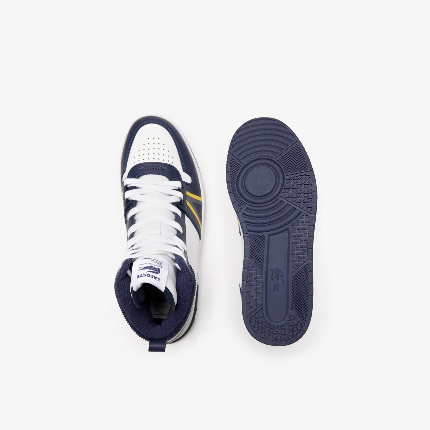 Полуботинки мужские Lacoste L001 Mid 746SMA0030-042 45 (10.5 UK) белые фото