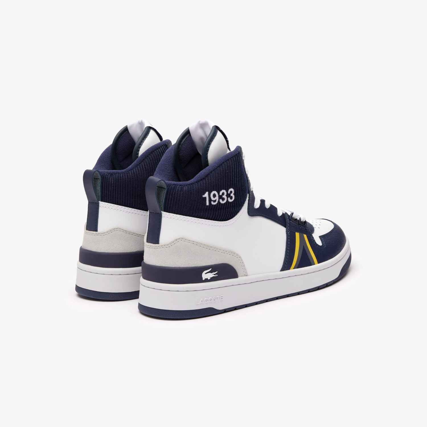 Полуботинки мужские Lacoste L001 Mid 746SMA0030-042 45 (10.5 UK) белые фото