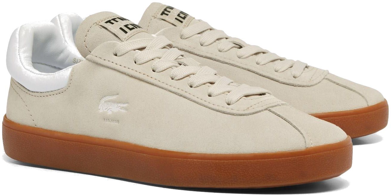 Кроссовки женские Lacoste Baseshot 748SFA0010-40F 37 (4 UK) молочный белый/карамельный фото 3