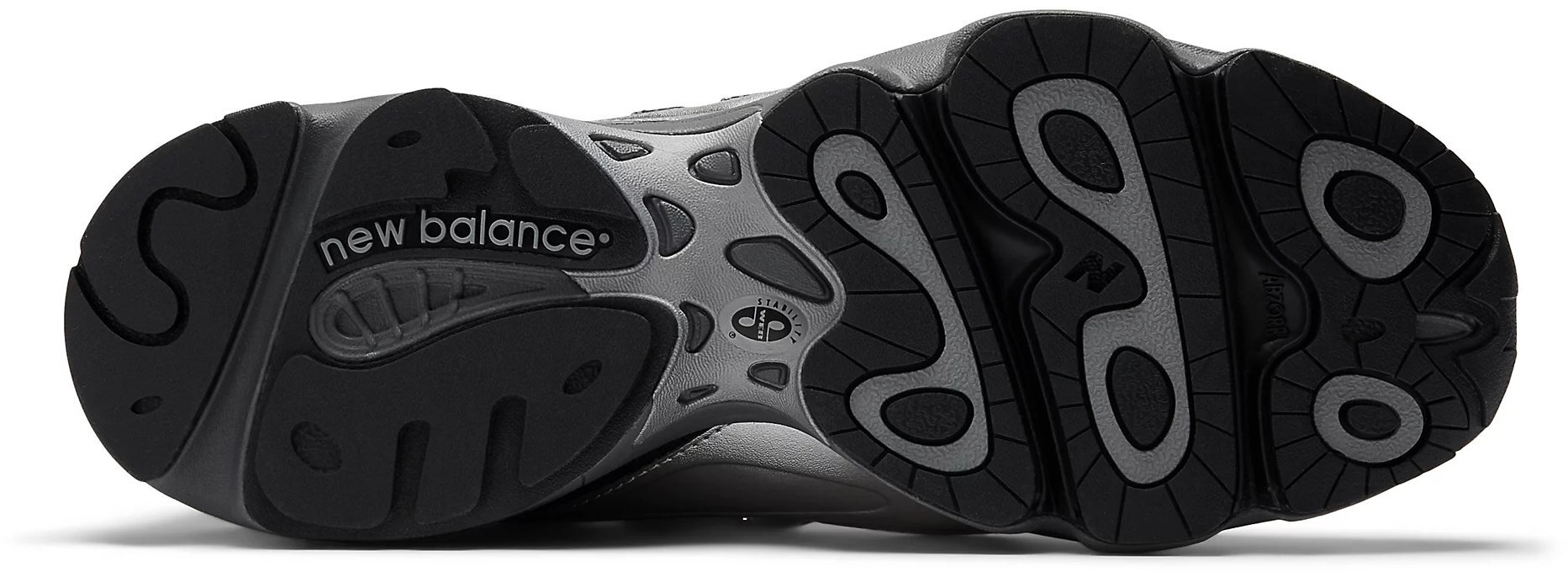 Кроссовки мужские New Balance M1000EGR 44 (10 US) серебряно/черные фото 