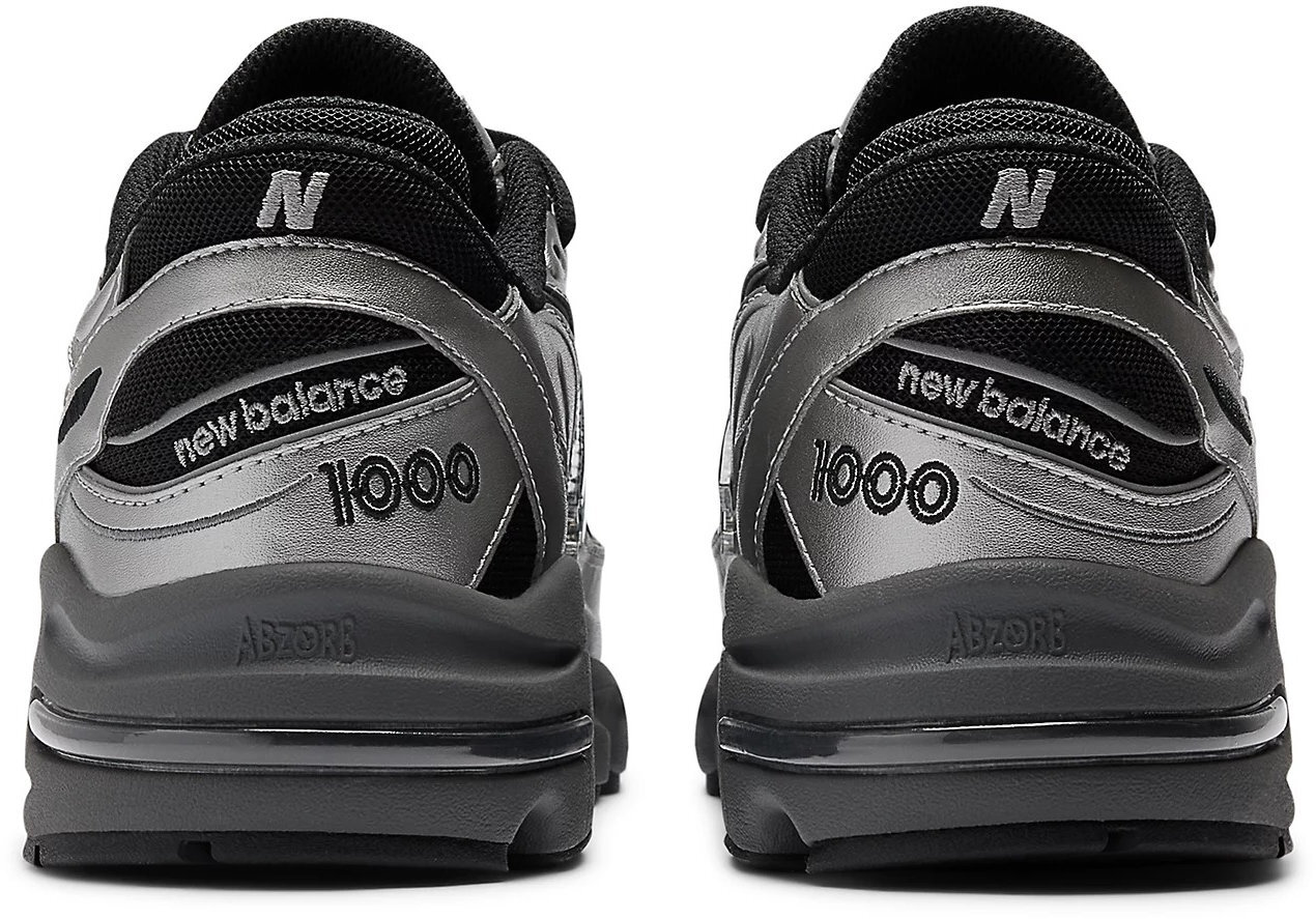 Кроссовки мужские New Balance M1000EGR 44 (10 US) серебряно/черные фото 