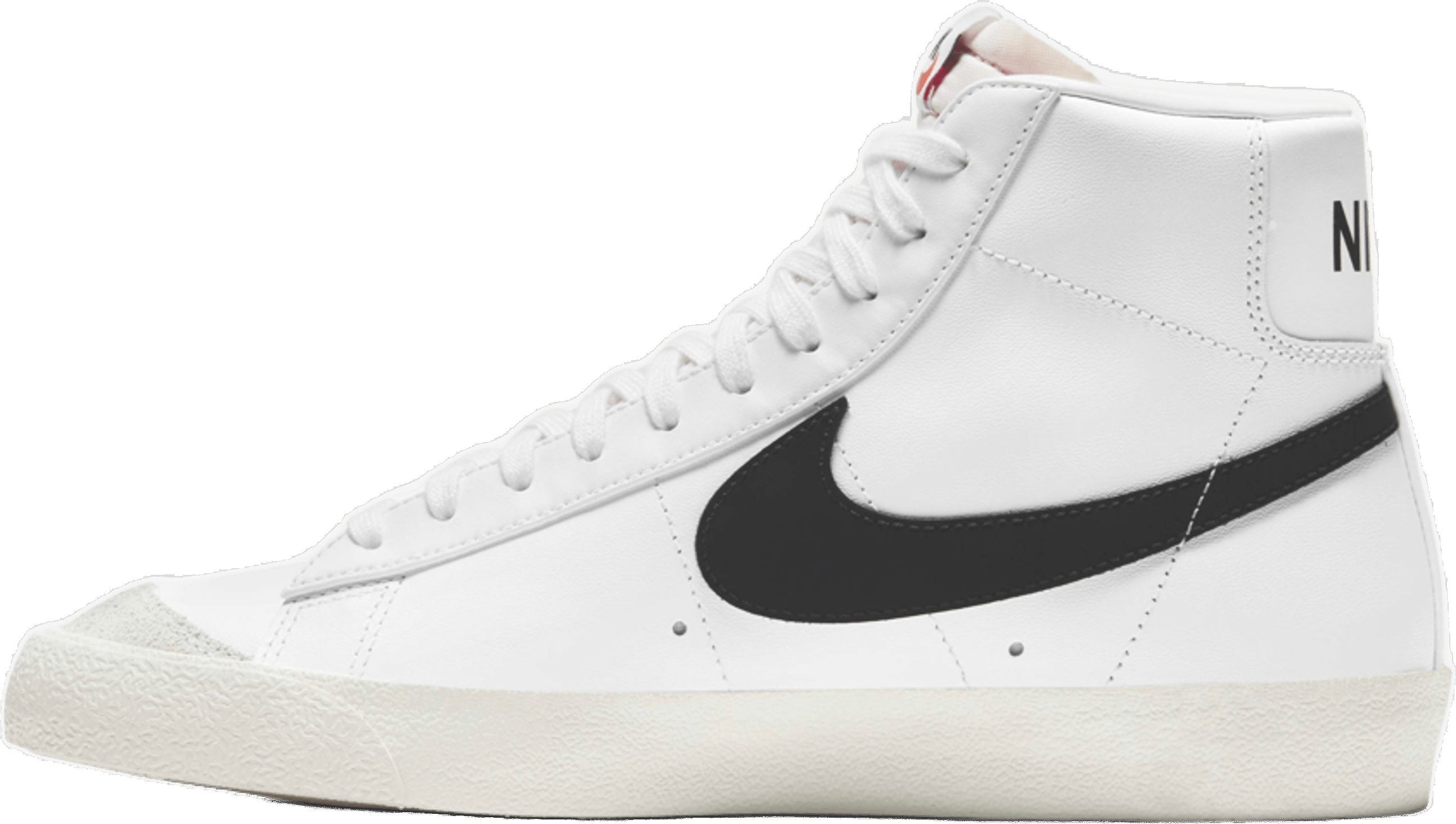Кроссовки высокие мужские Nike Blazer Mid 77 Vntg BQ6806-100 44 (10 US) белые фото 2
