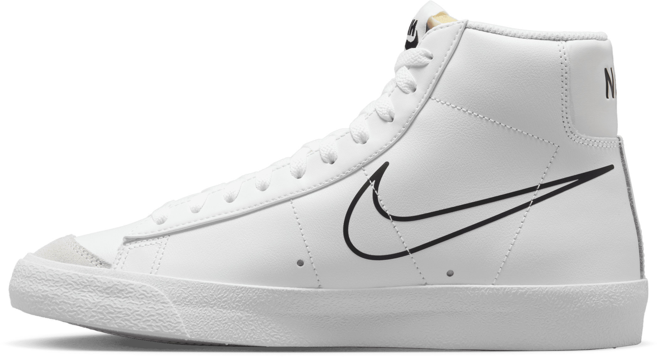 Кеди чоловічі Nike Blazer Mid 77 (Ps) FN7809-100 44 (10 US) білийфото2