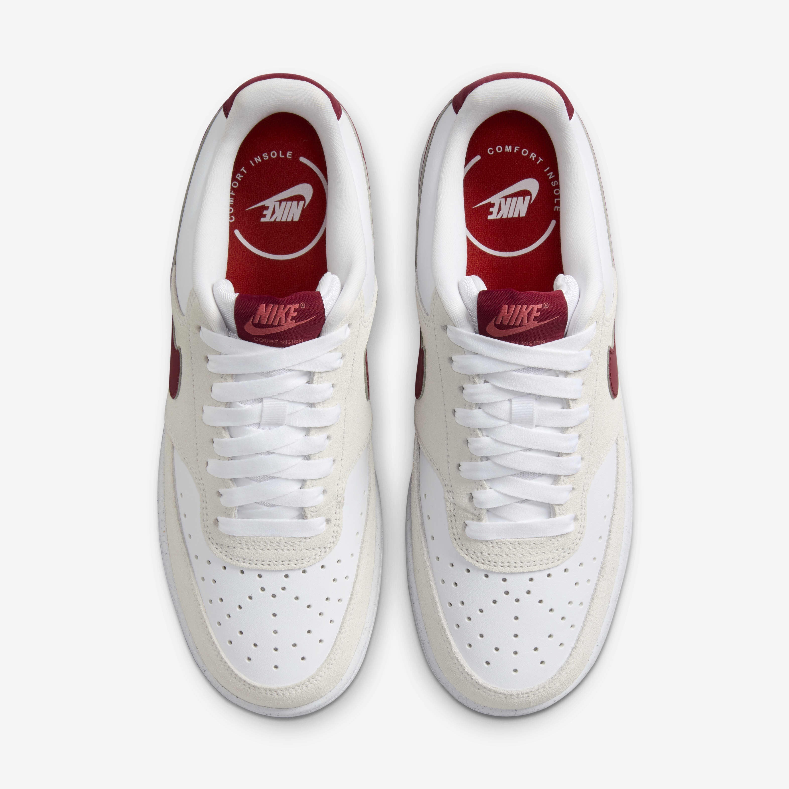 Кеды женские Nike Court Vision Lo FQ7628-100 35.5 (5 US) белые фото 3