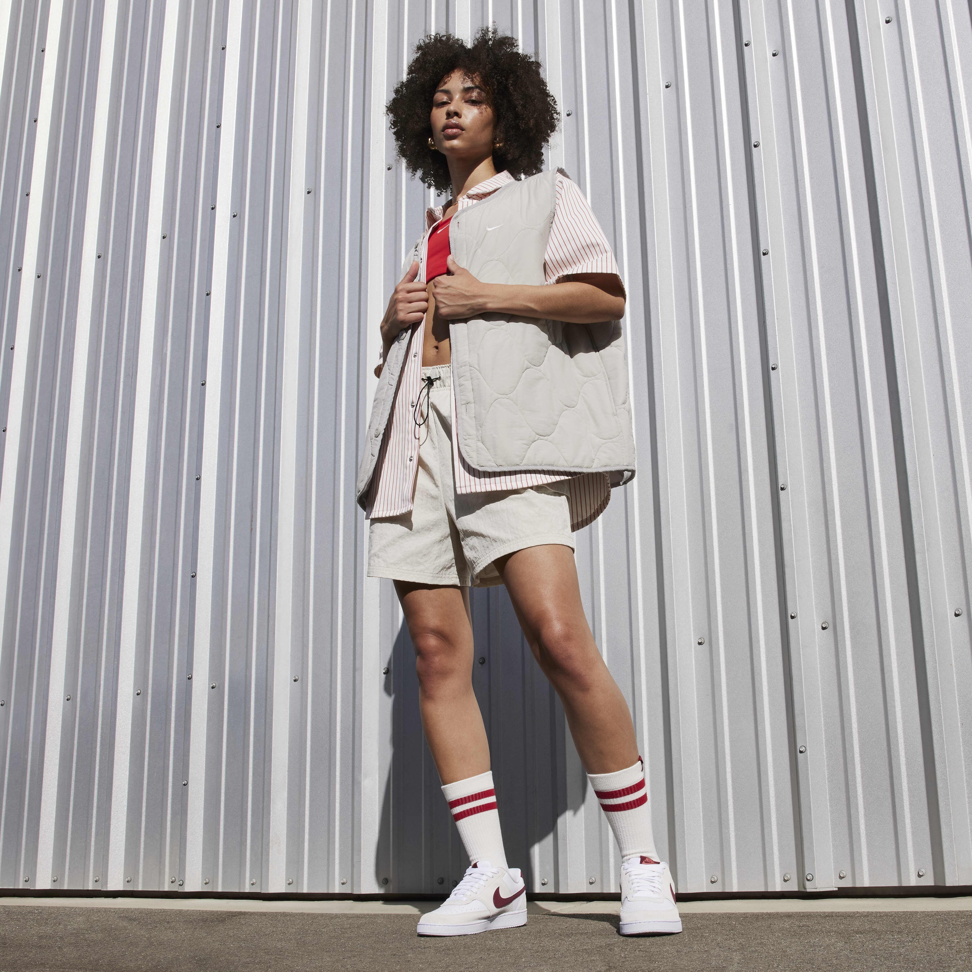 Кеды женские Nike Court Vision Lo FQ7628-100 35.5 (5 US) белые фото 9