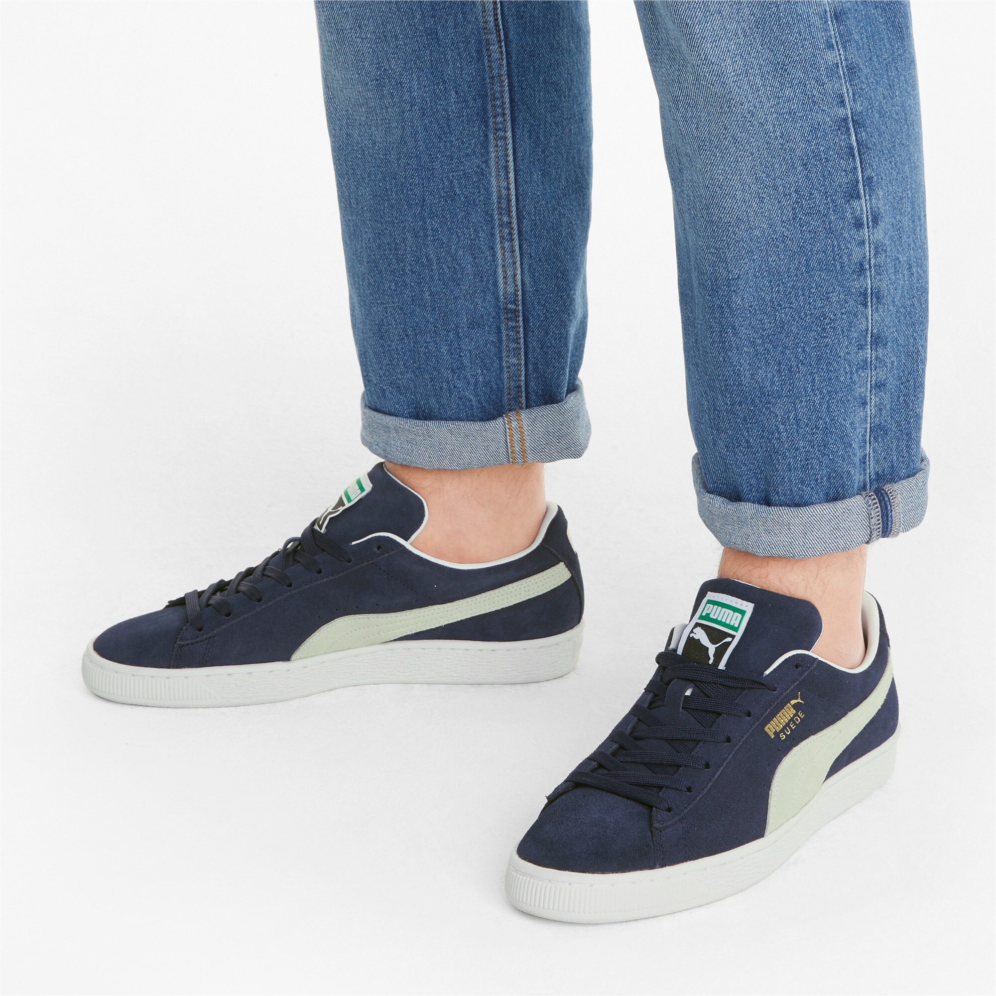 Кеды мужские Puma Suede Classic XXI 374915-04 41 (7.5 UK) темно-синие фото 8