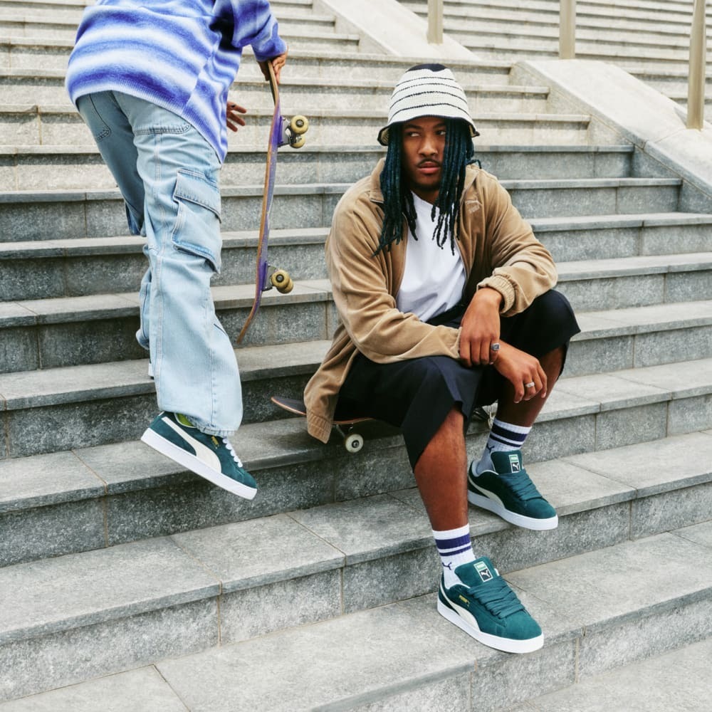 Кеды Puma Suede XL 395205-21 45 (10.5 UK) темно-зеленые фото 9