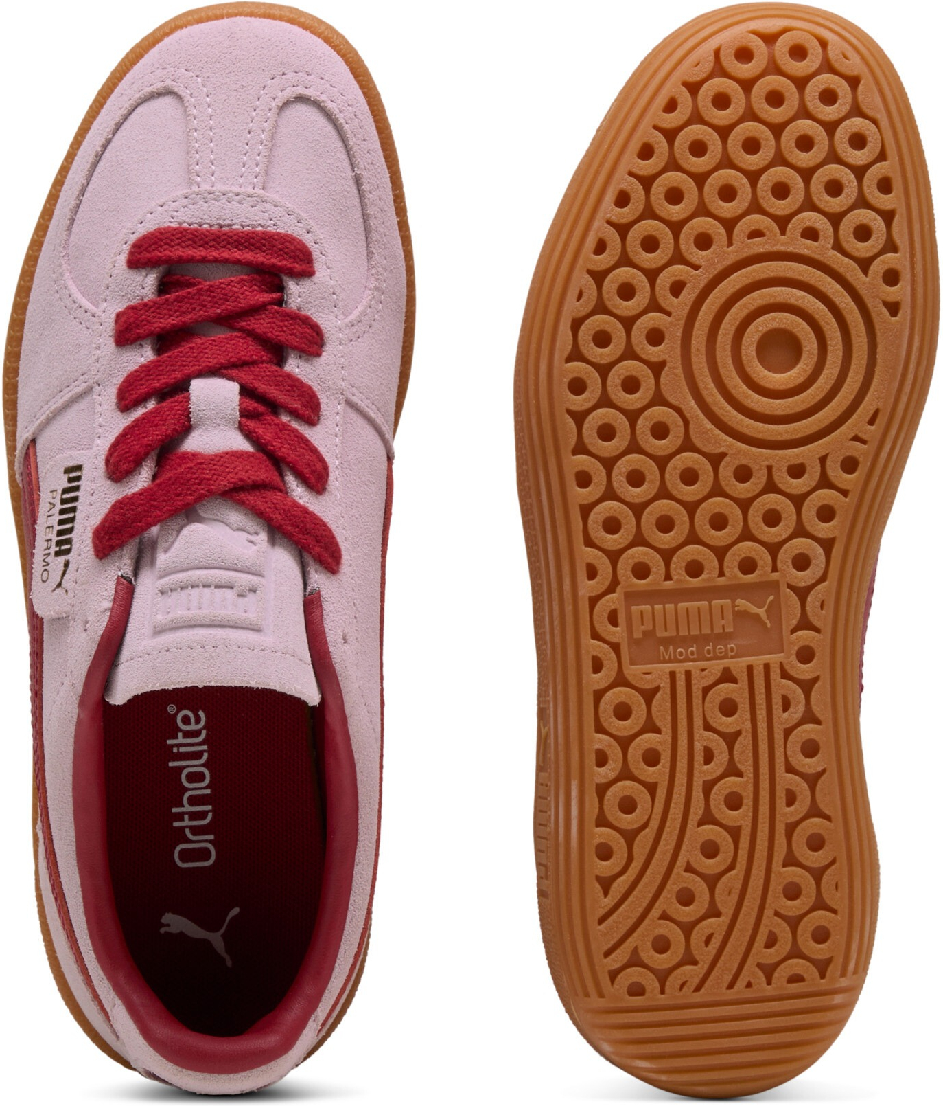 Кеды женские Puma Palermo 396463-50 36 (3.5 UK) бордовые фото 8