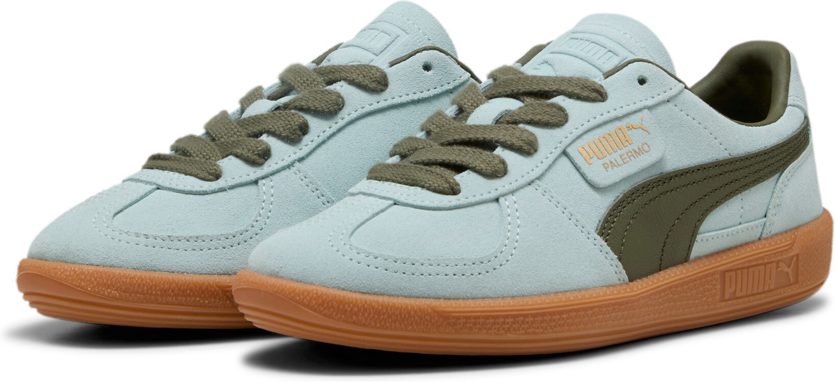 Кеды женские Puma Palermo 396463-51 37 (4 UK) синий/зеленый фото 7