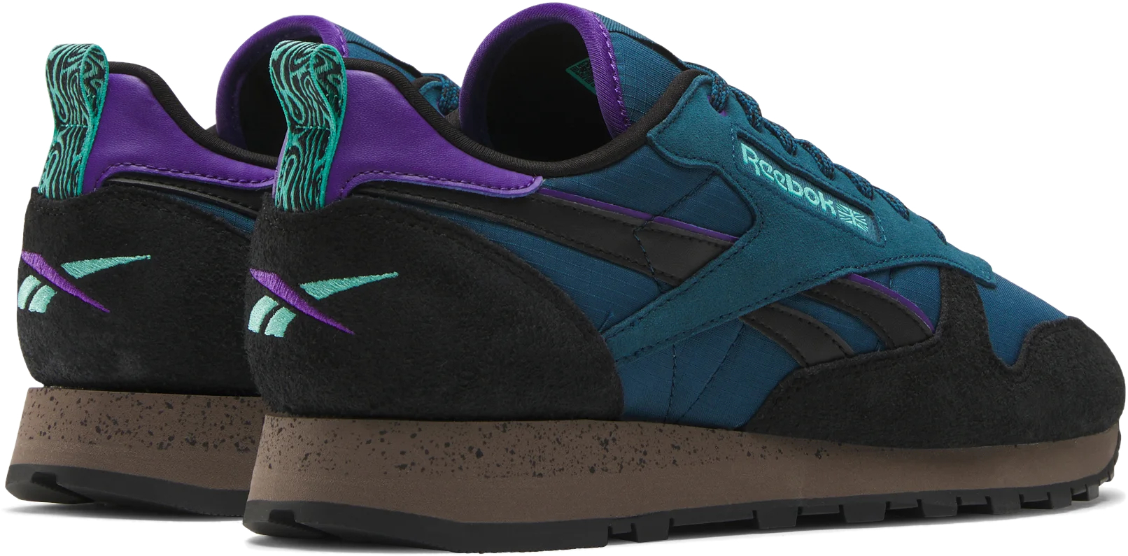 Кроссовки мужские Reebok Classic Leather 100201121 40 (7.5 US) темно-синие фото 3