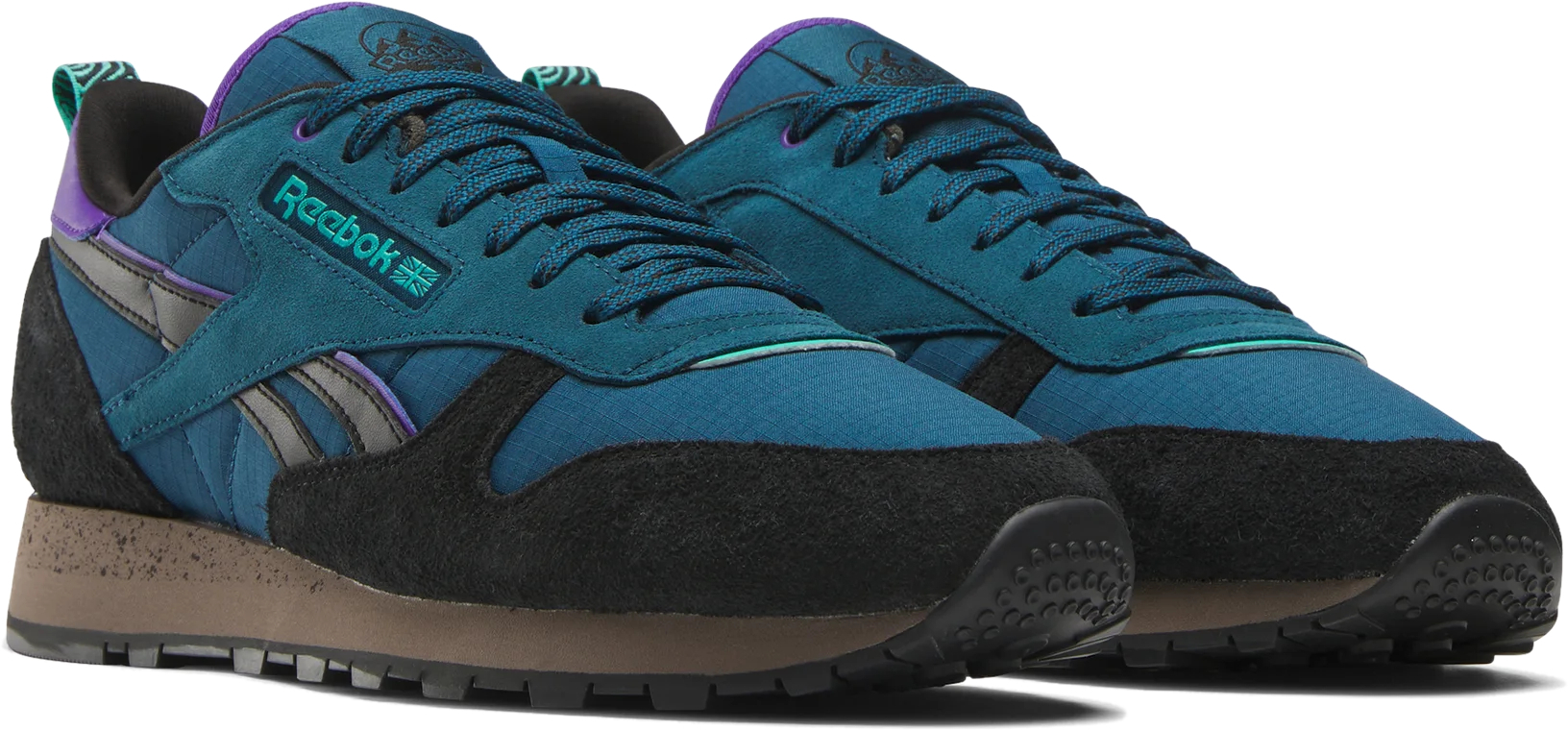 Кроссовки мужские Reebok Classic Leather 100201121 42 (9 US) темно-синие фото 2