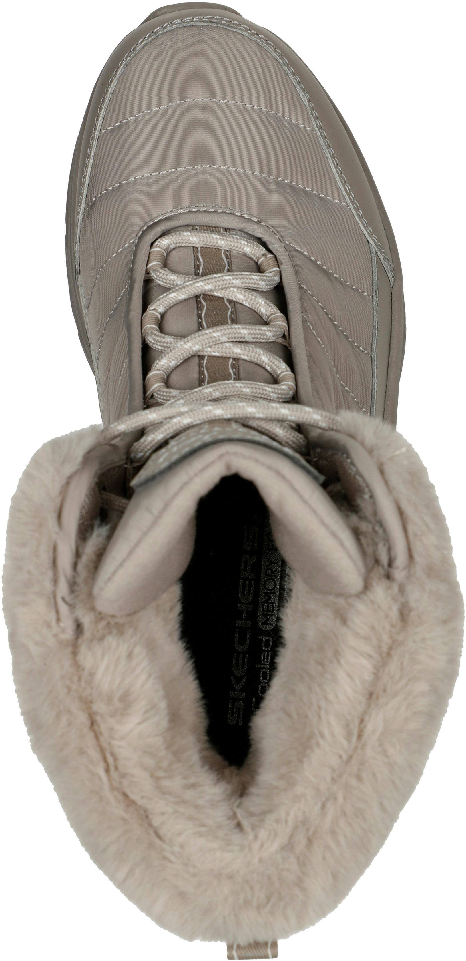 Чоботи дутики жіночі Skechers D'Lux Walker 167388 DKTP 40 (10 US) бежевіфото