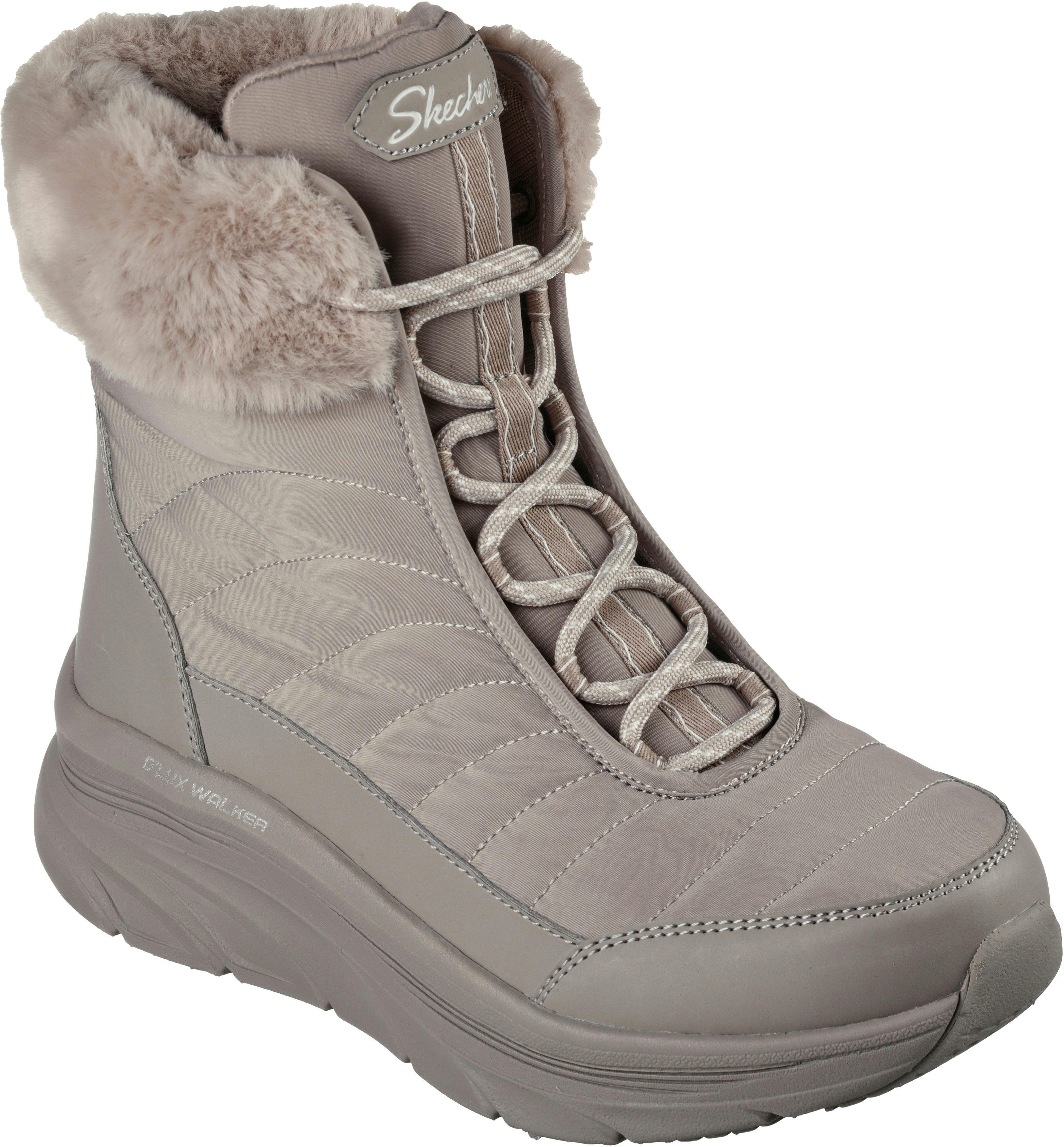 Чоботи дутики жіночі Skechers D'Lux Walker 167388 DKTP 40 (10 US) бежевіфото