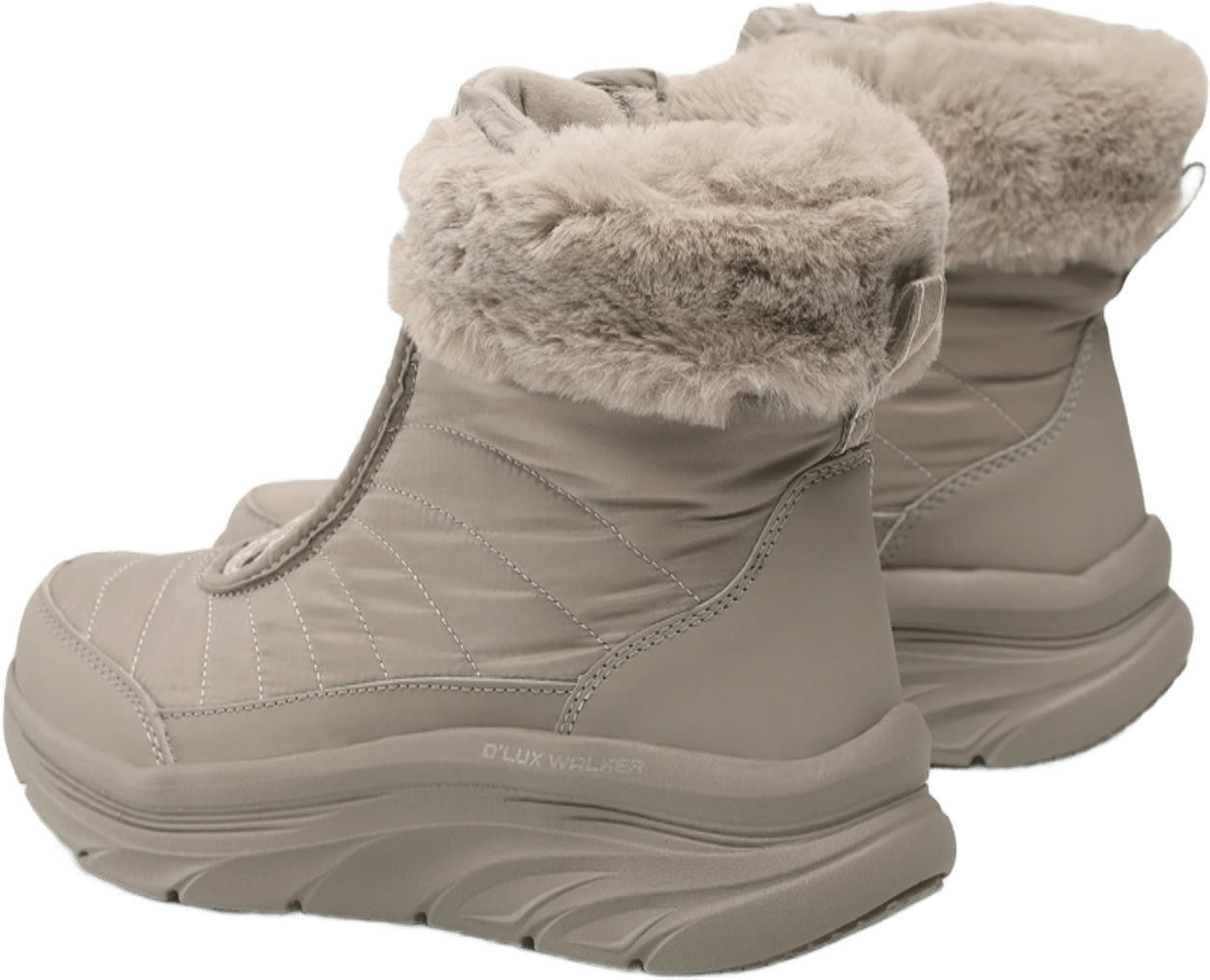 Чоботи дутики жіночі Skechers D'Lux Walker 167388 DKTP 40 (10 US) бежевіфото