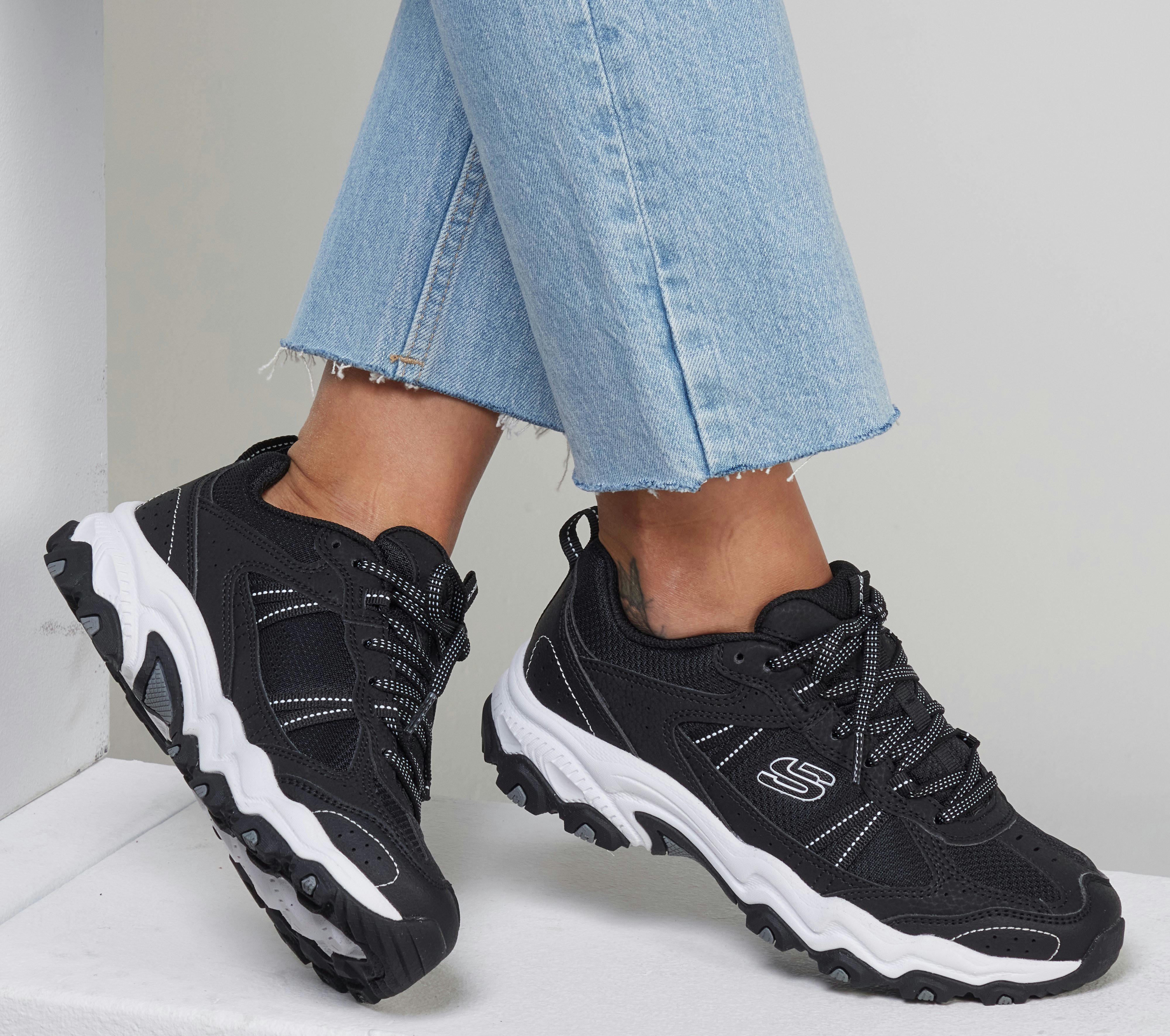 Кроссовки женские Skechers Stamina At 180125 BKW 40 (10 US) черные фото 6