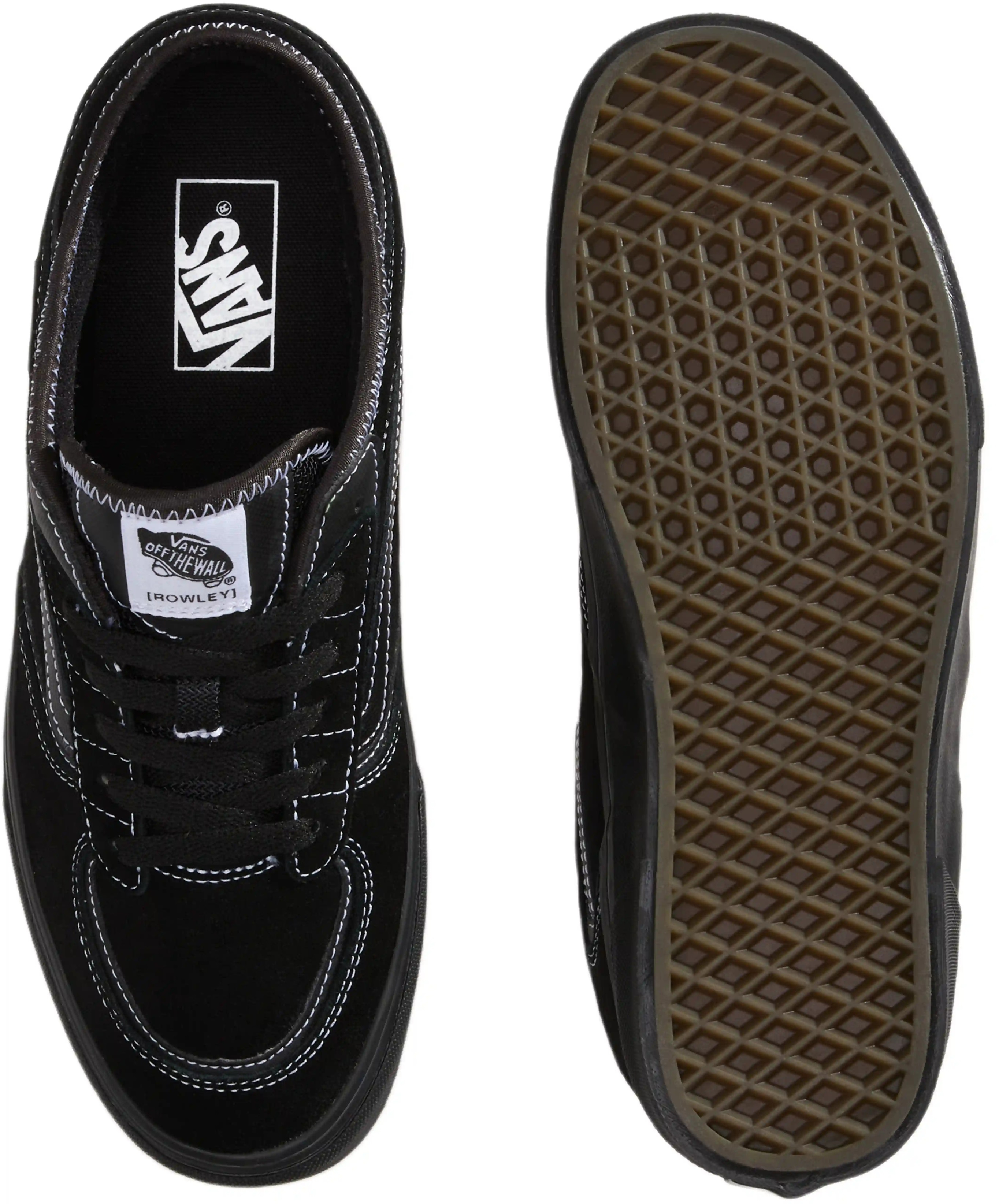 Кеды низкие Vans Rowley Classic VN0009QJH1W1 36 (4.5 US) черные фото 7